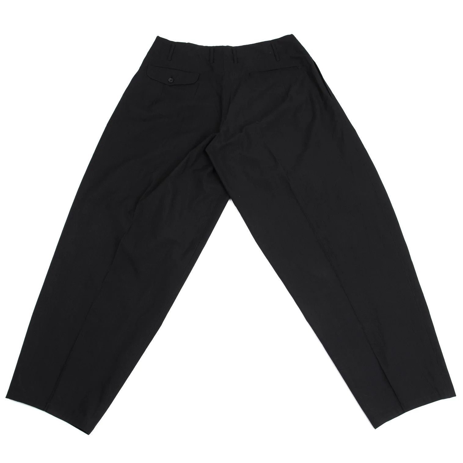 Yohji Yamamoto Yohji Yamamoto Cotton Tapered Pants Black S Size US 30 / EU 46 - 8 Thumbnail
