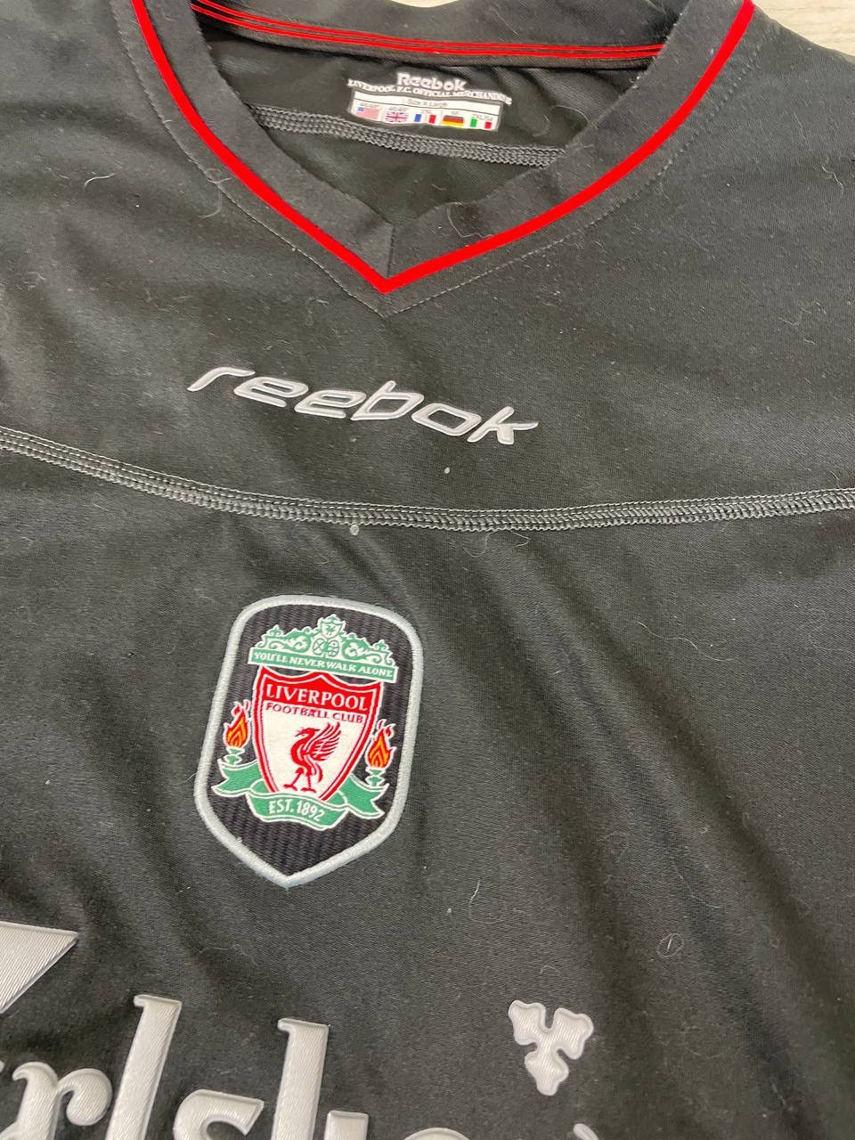 Reebok Vintage Reebok Liverpool 2002 2004 Away Shirt Soccer Jerseys Size US XL / EU 56 / 4 - 5 Thumbnail