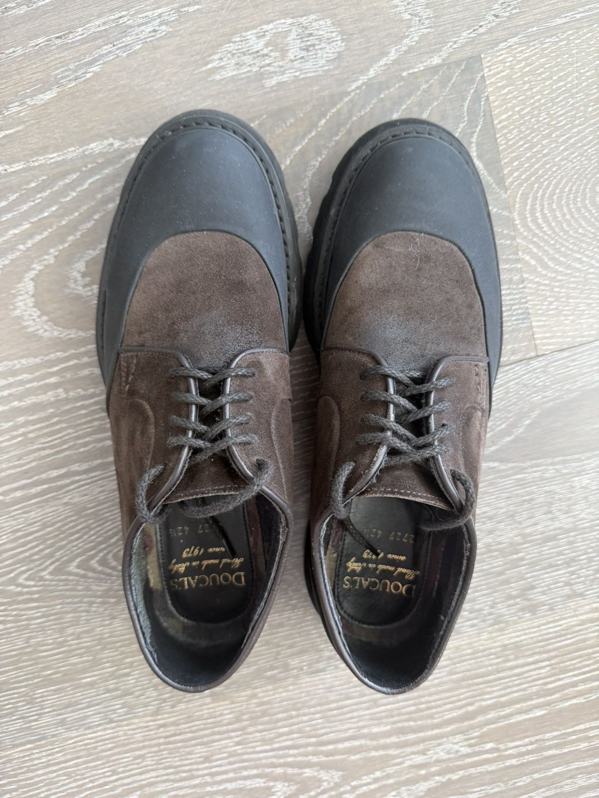 Doucal's Dark Brown Derbys Size US 9.5 / EU 42-43 - 2 Thumbnail