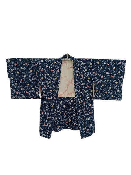 Japanese Brand Vintage Haori Kimono Flower Motif Japanese Style Size US L / EU 52-54 / 3 - 1 Thumbnail