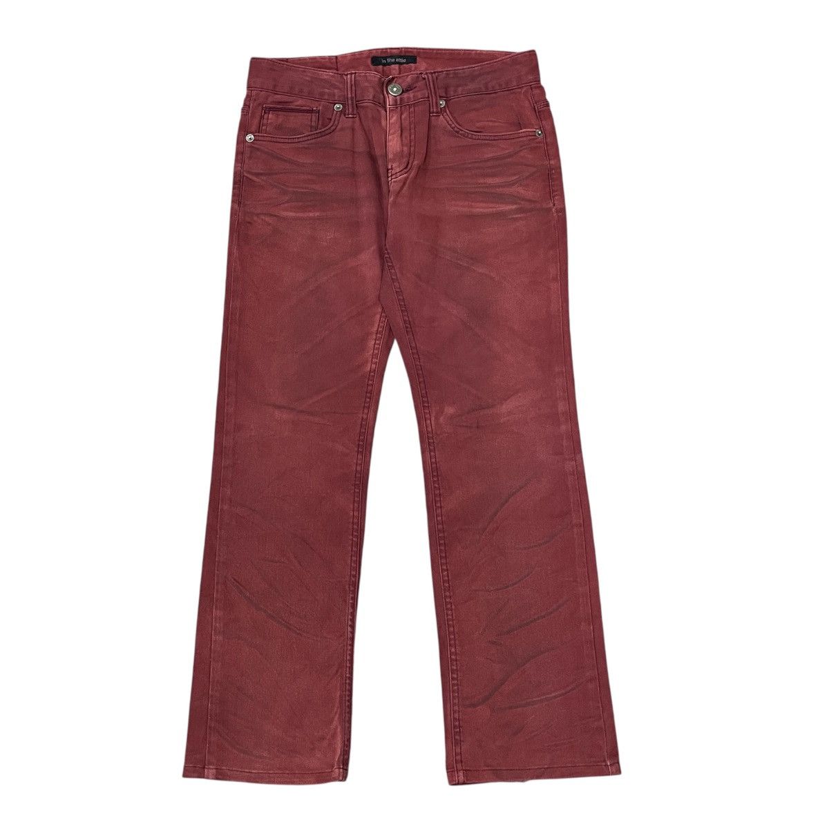 14th Addiction 2000s In The Attic - Red Blood Distressed Denim ifsix Lgb Size US 31 - 2 Thumbnail