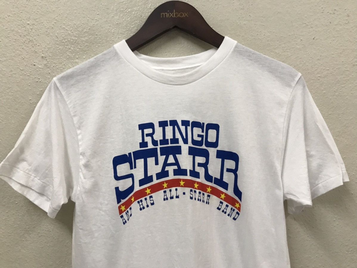Band Tees × Vintage Vintage 1989 Ringo Starr Tour Japan Tshirt Size US M / EU 48-50 / 2 - 2 Thumbnail