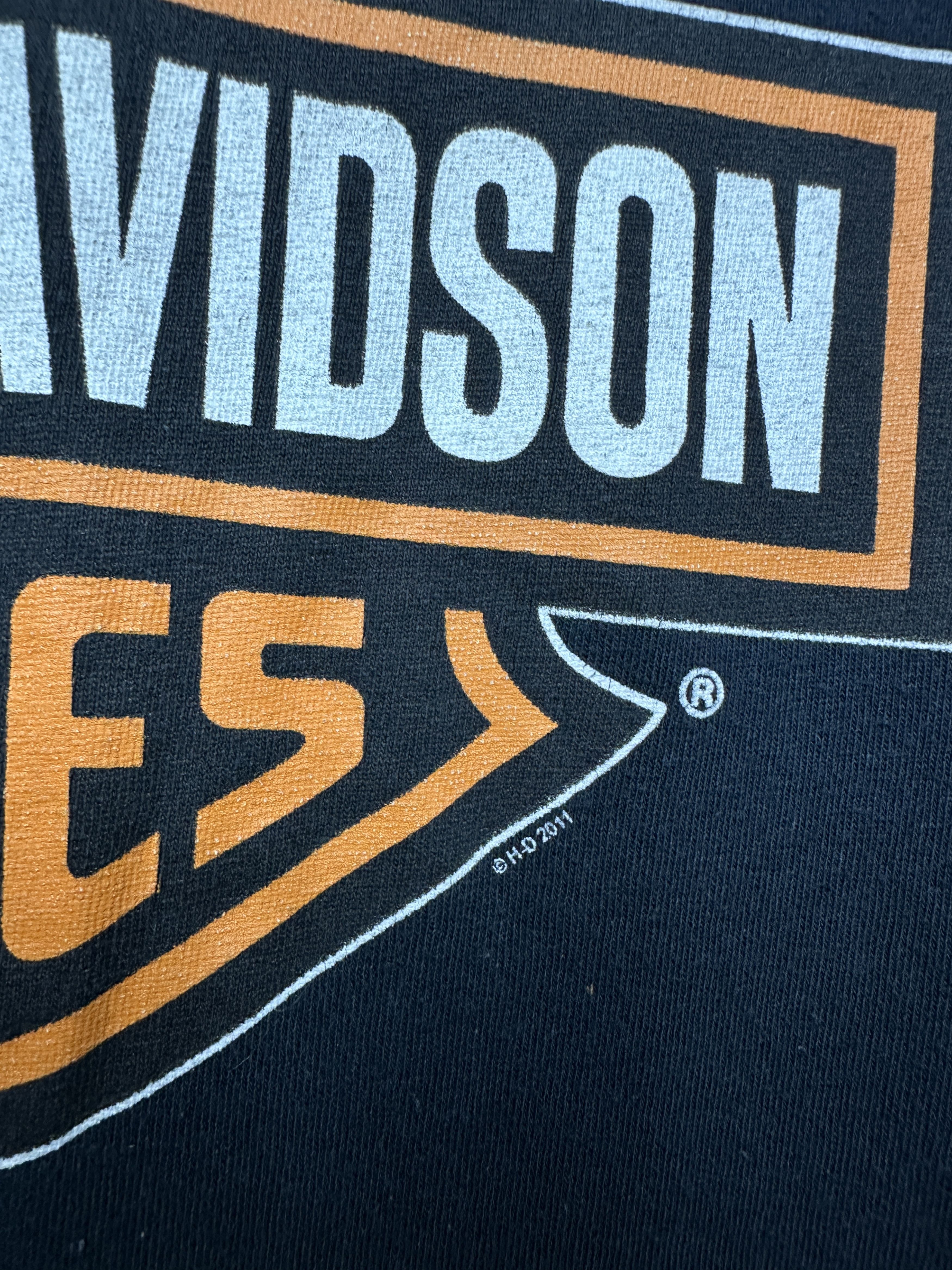 Harley Davidson Harley Davidson Newcastle 2011 Big Logo Mens T-Shirt Tee Size US L / EU 52-54 / 3 - 3 Thumbnail