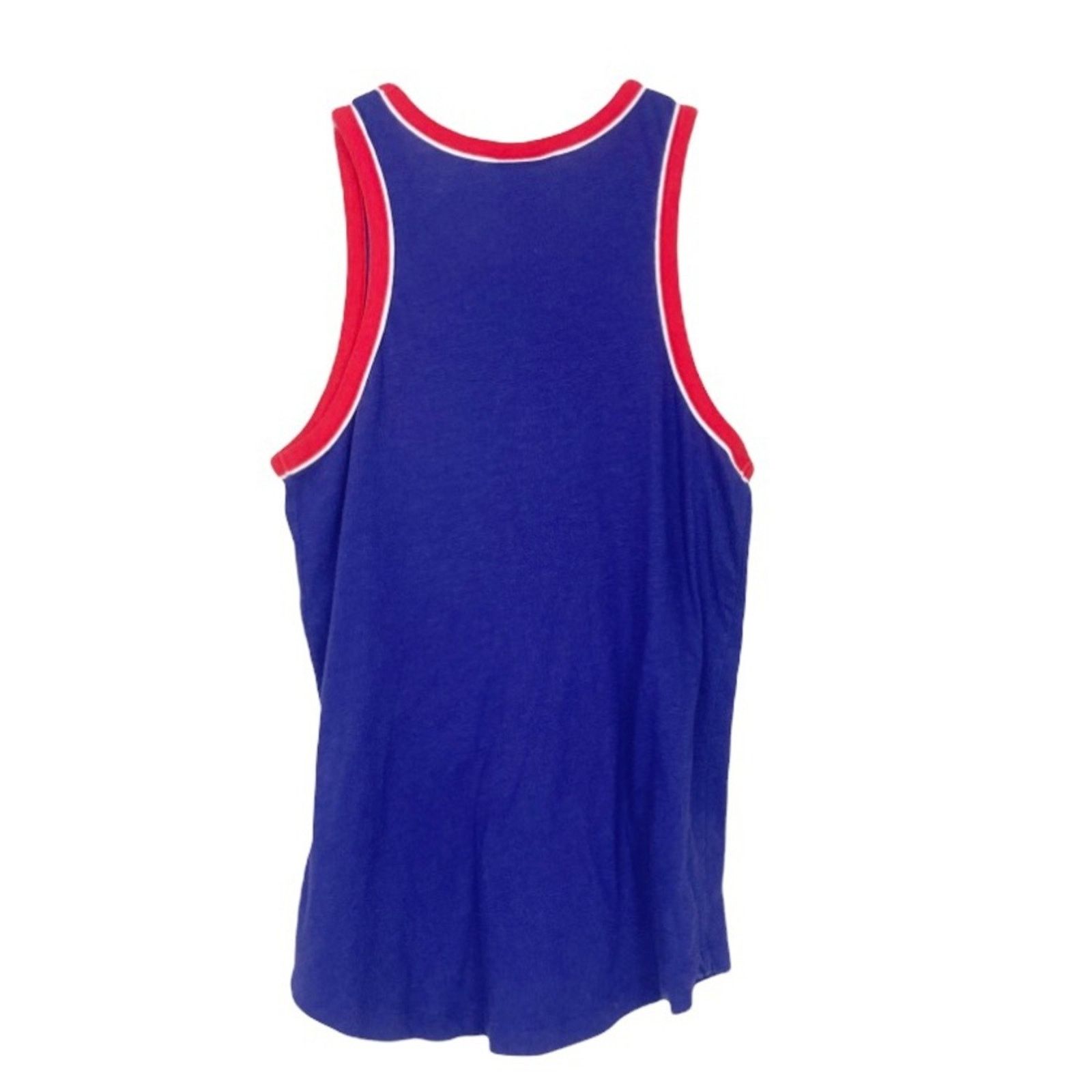 Pink PINK Victoria's Secret Blue Sequin Flag Print Tank Top Sz XS Size XS / US 0-2 / IT 36-38 - 4 Thumbnail