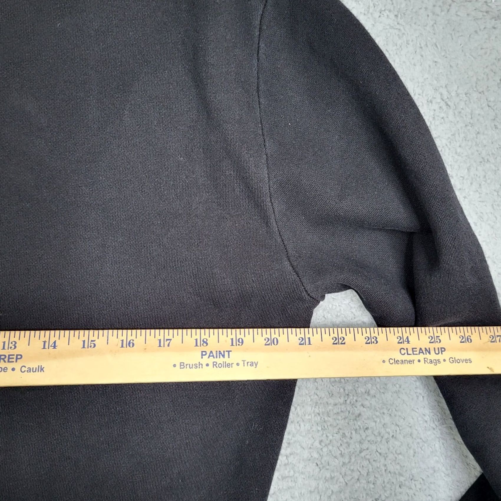 Vintage FIORLA Women's XS Organic cotton silk blend sweatshirt Crew Neck Pullover Black Logo All Seasons Activewear Sweatshirt, Regular Fit Size XS / US 0-2 / IT 36-38 - 3 Thumbnail