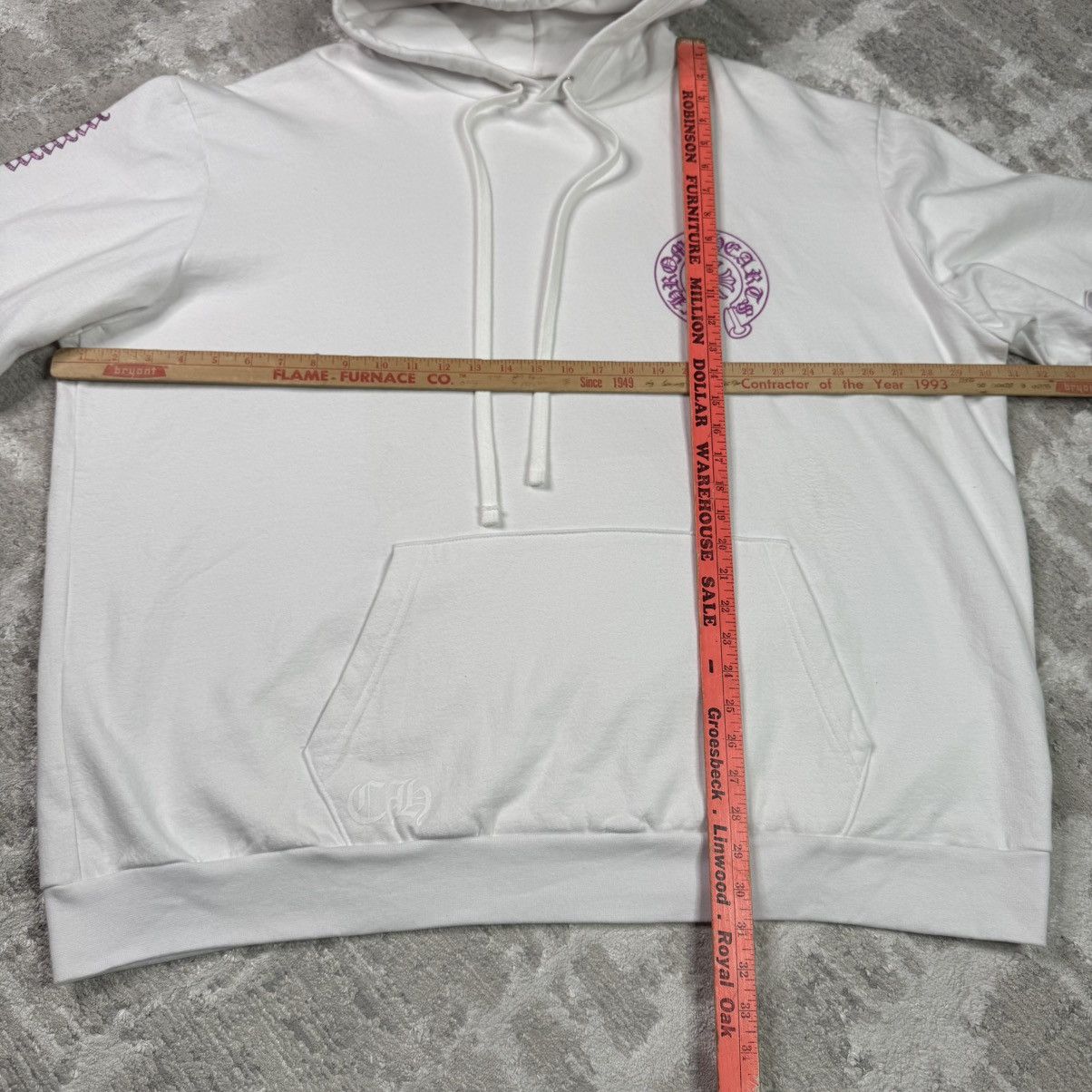 Chrome Hearts Purple glitter online exclusive horseshoe pullover hoodie Size US XXL / EU 58 / 5 - 17 Thumbnail