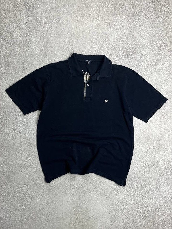 Burberry Vintage Burberry Blue Polo Shirt M Size US M / EU 48-50 / 2 - 1 Thumbnail