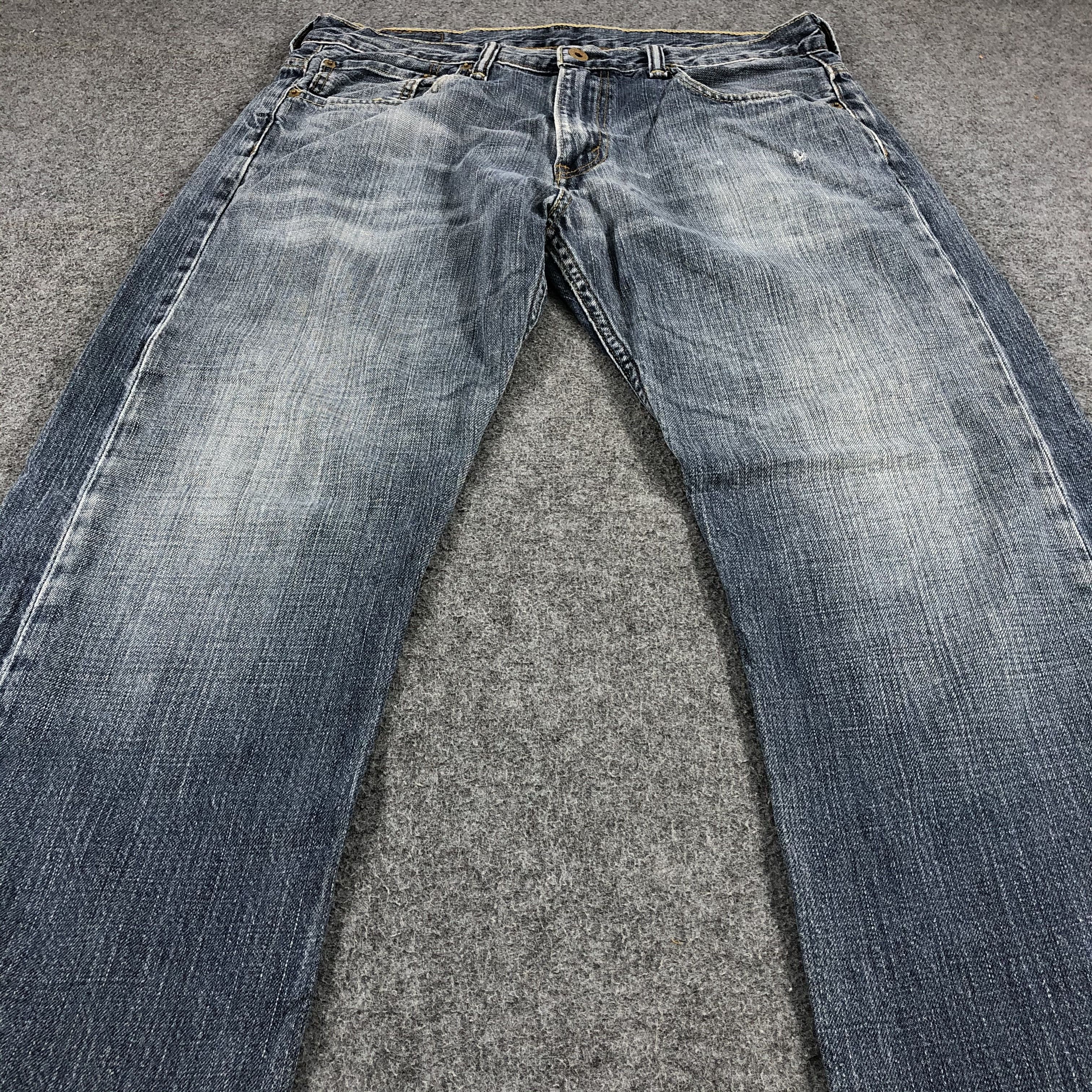 Levi's Vintage Levis Jeans Lot 569 Faded Blue Denim-J1106 Size US 34 / EU 50 - 3 Thumbnail