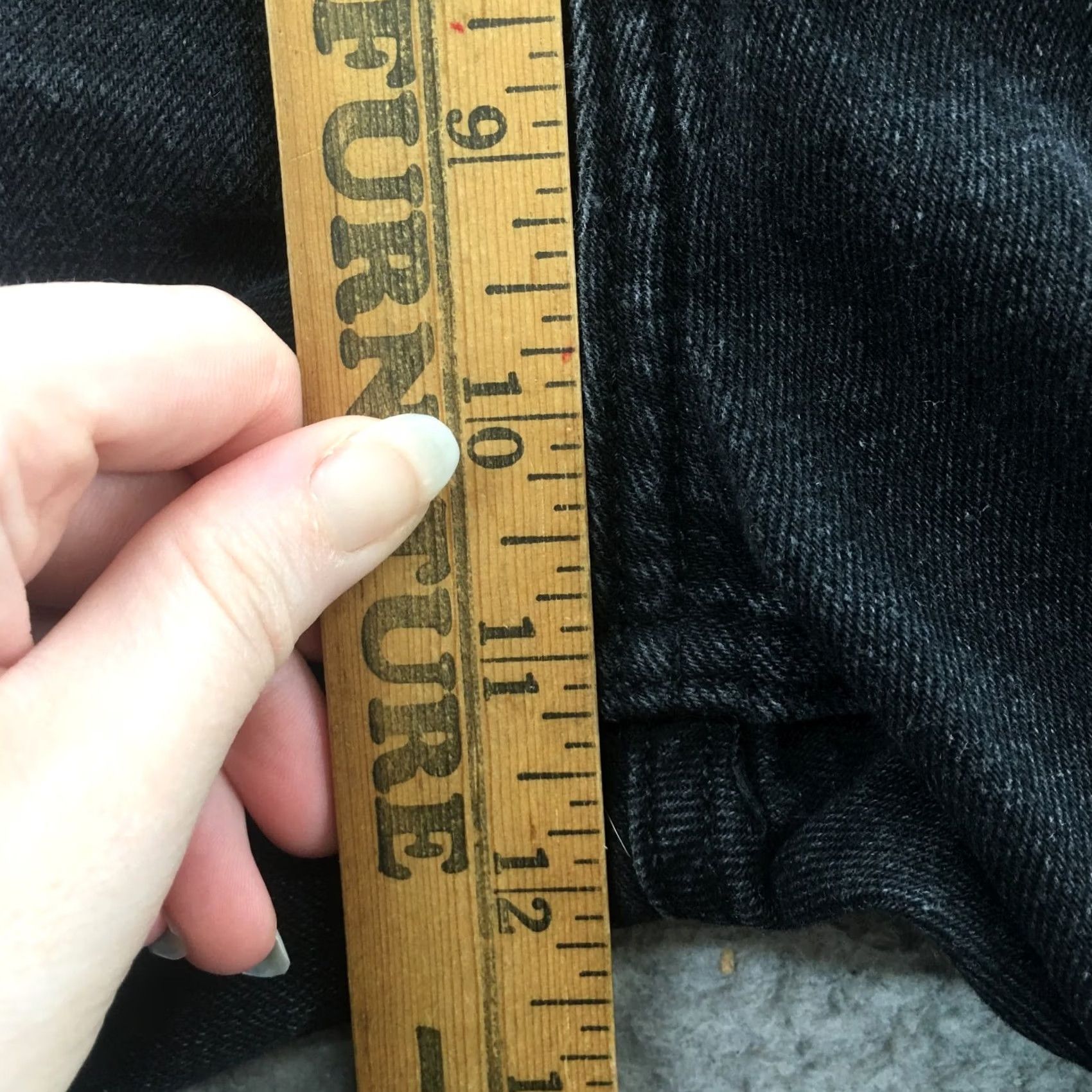 Abercrombie & Fitch Abercrombie & Fitch Skinny Jeans Womens High Rise Black Denim 30x25 Size 28" / US 6 / IT 42 - 7 Thumbnail
