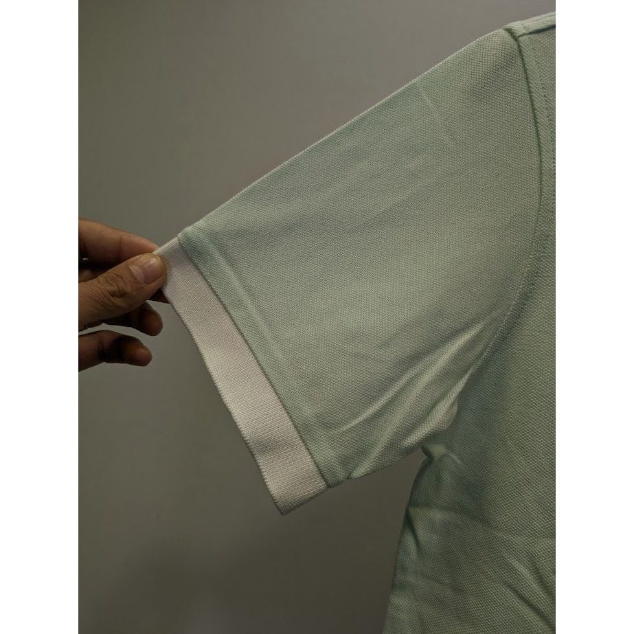 Casablanca o1rshd1 Embroidered Cotton Polo Shirt in Mint Size US L / EU 52-54 / 3 - 8 Thumbnail