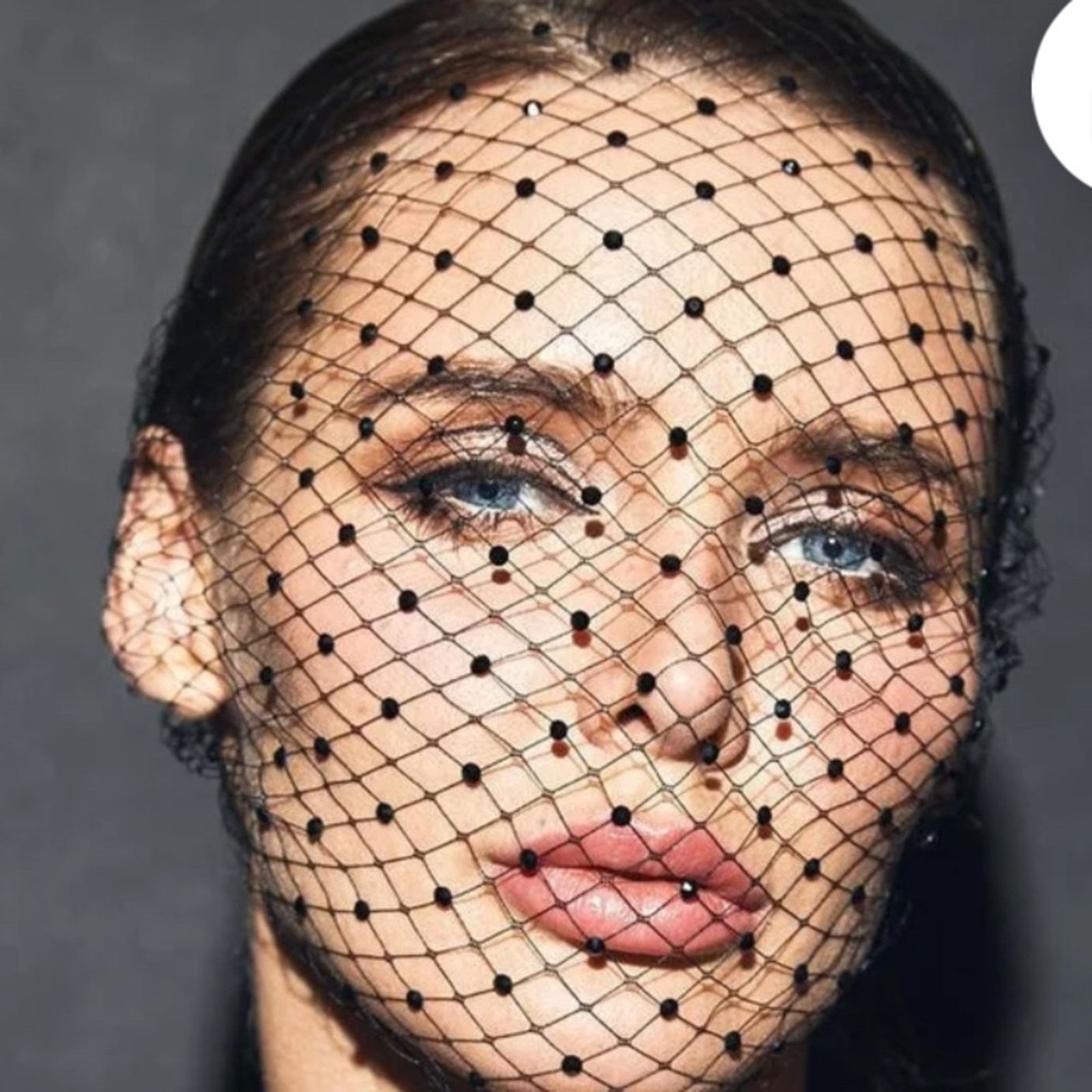 Vintage BNIB Netted birdcage veil tie-on,60's wedding cocktail pinup Size ONE SIZE - 10 Thumbnail