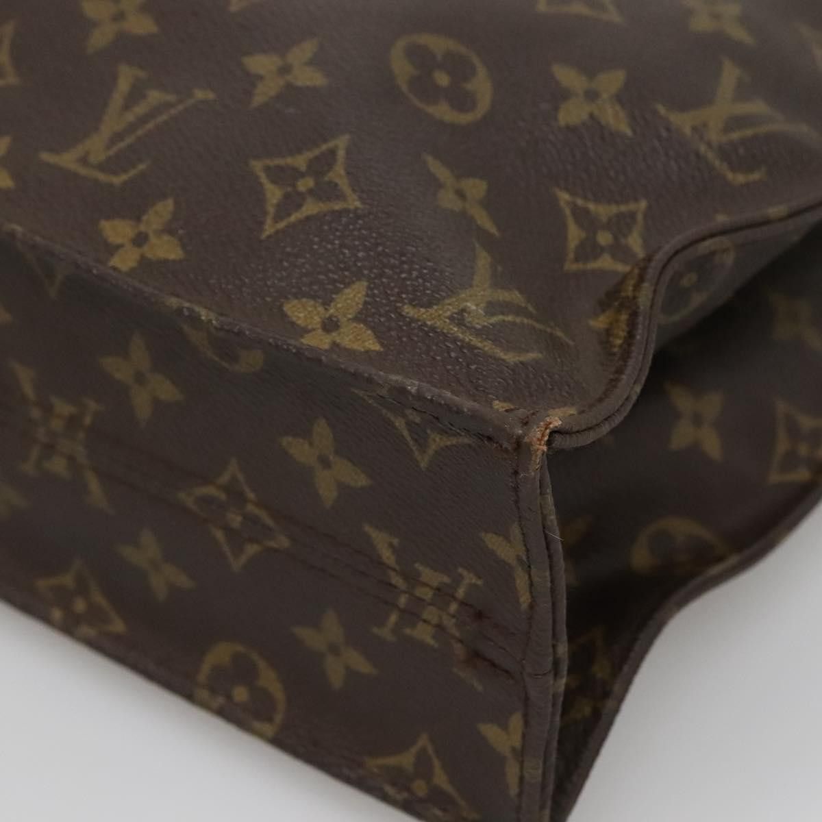 Louis Vuitton LOUIS VUITTON Monogram Sac Plat Hand Bag M51140 Size ONE SIZE - 10 Thumbnail