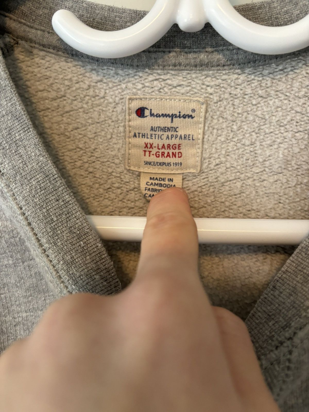 Champion XXL champion sweatshirt Size US XXL / EU 58 / 5 - 2 Thumbnail