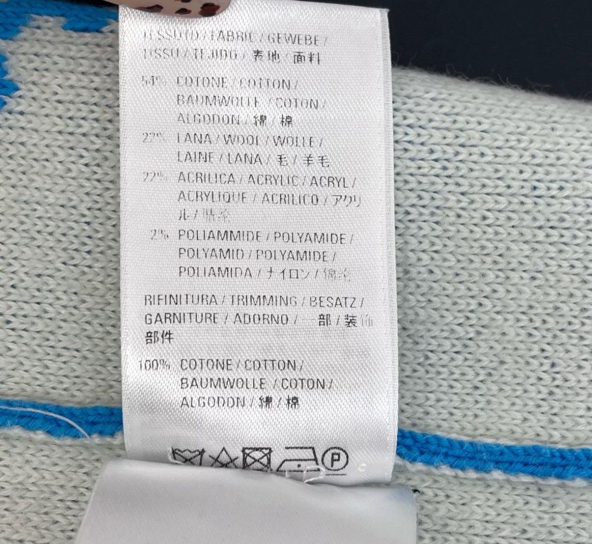 Balenciaga Balenciaga Sky Blue Light sweater with classic logo sweater Size US XS / EU 42 / 0 - 7 Thumbnail
