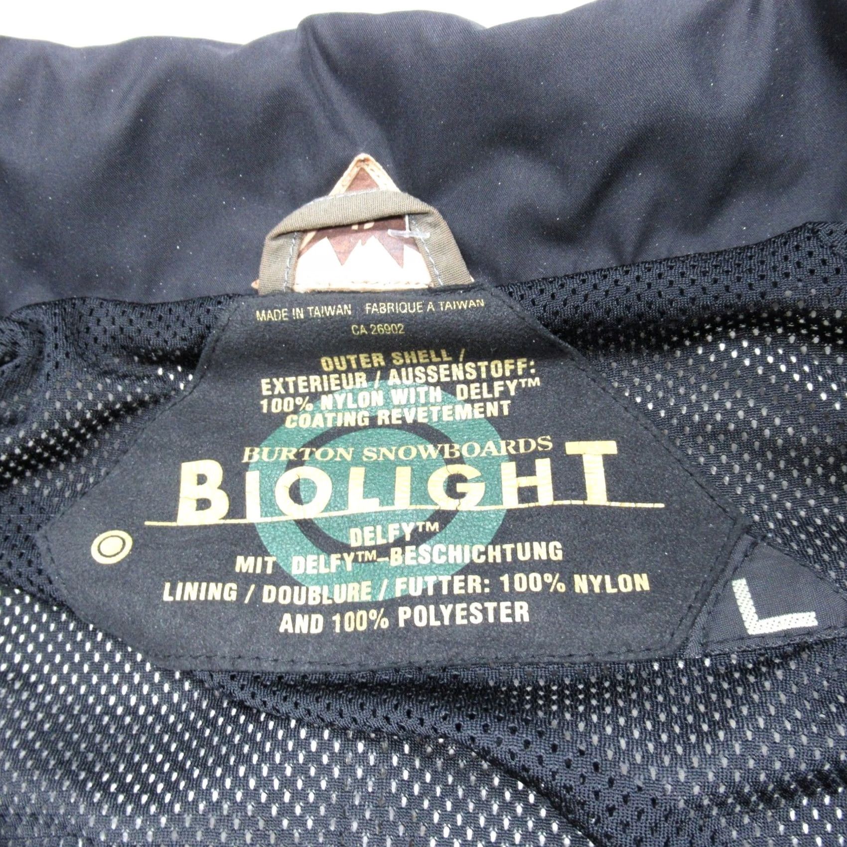 Burton Burton Jacket Men L Anorak Green 1/2 Zip Waterproof Breathable Pockets Logo Zipper Winter Spring Fall Hiking Camping Walking Nylon Polyester Beige? Size US L / EU 52-54 / 3 - 4 Thumbnail
