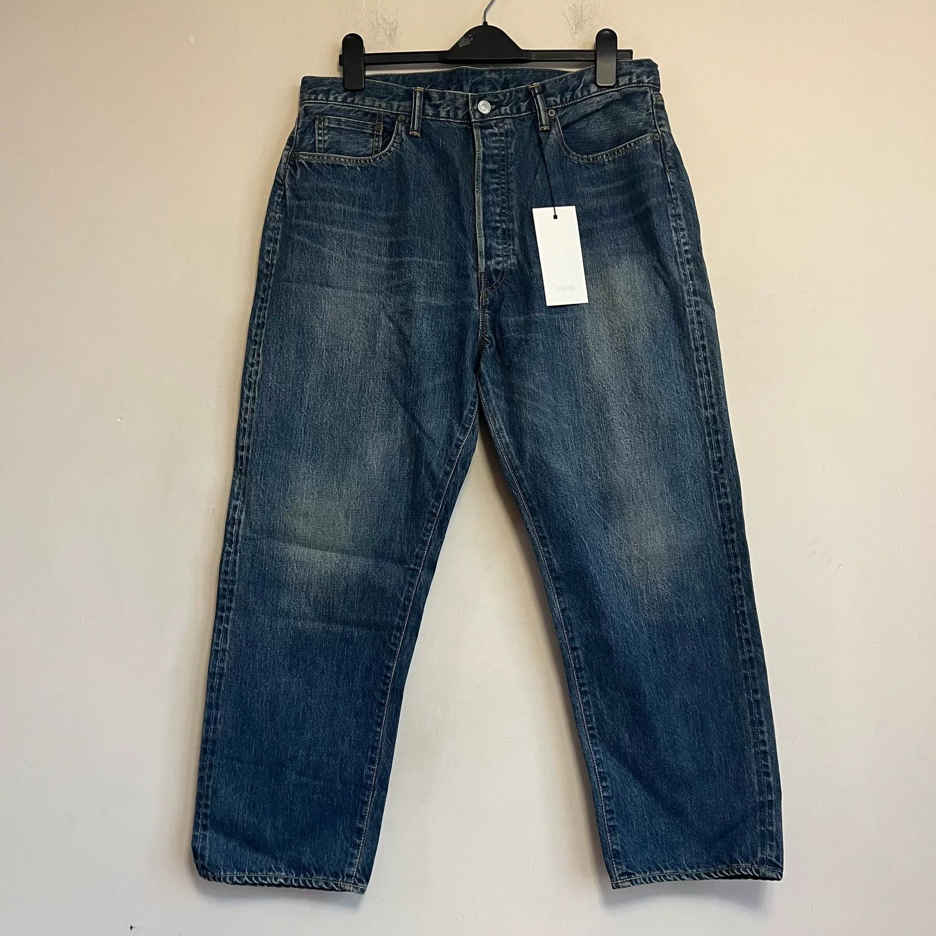 A.PRESSE NWT A.Presse 26SS Washed Denim Pants Bleach E (Fits 32