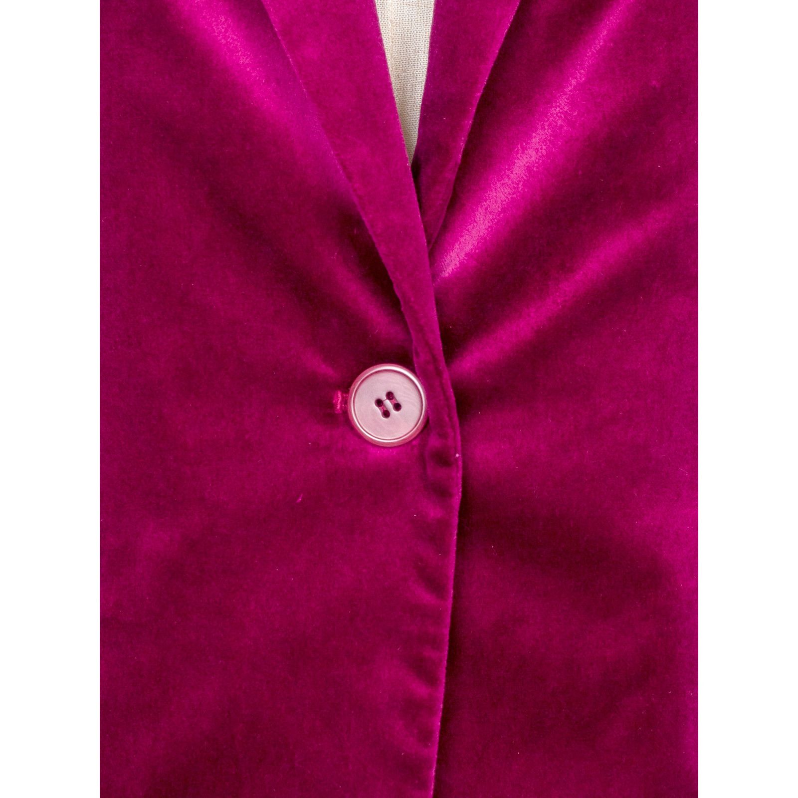 Theory Theory Fuchsia Velvet Slim Fit Pant Suit Size 25" / US 0 / IT 36 - 3 Thumbnail