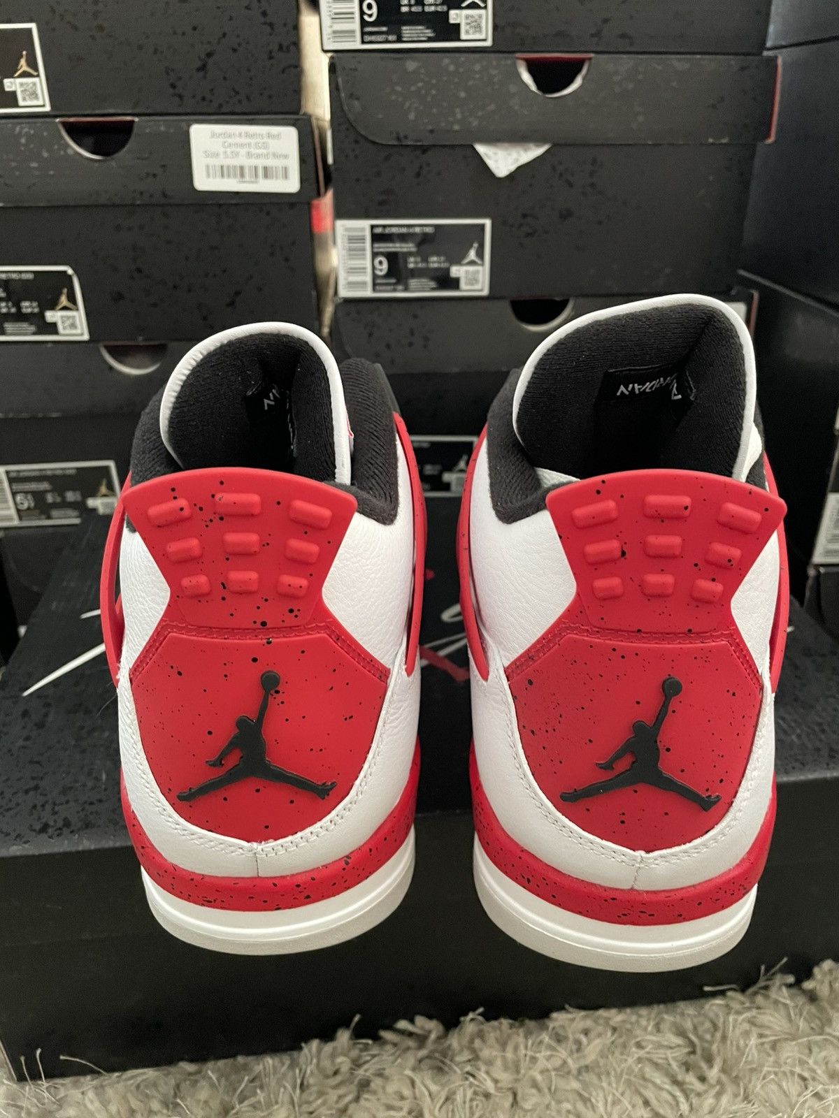 Jordan Brand Jordan 4 Red Cement Size US 12 / EU 45 - 5 Thumbnail