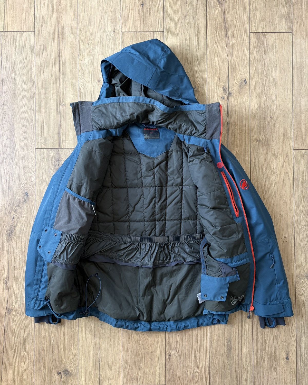 Mammut Mammut Goretex Stoney Insulated Sky Blue Jacket Size US L / EU 52-54 / 3 - 3 Thumbnail