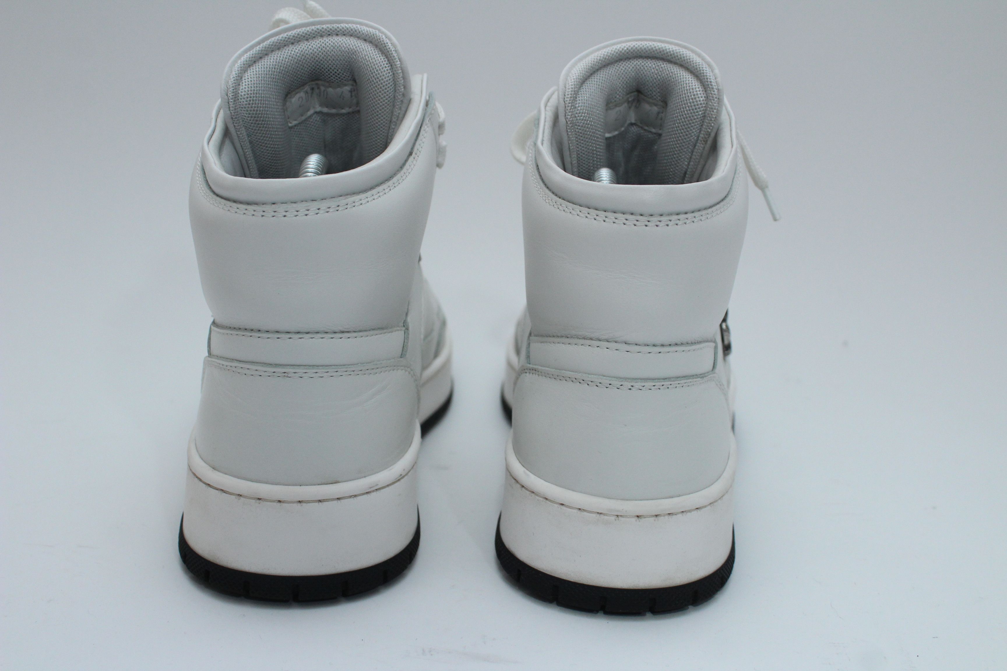 Roberto Cavalli Roberto Cavalli White Leather High-Top RC Logo Sneakers Size US 8 / EU 41 - 6 Thumbnail