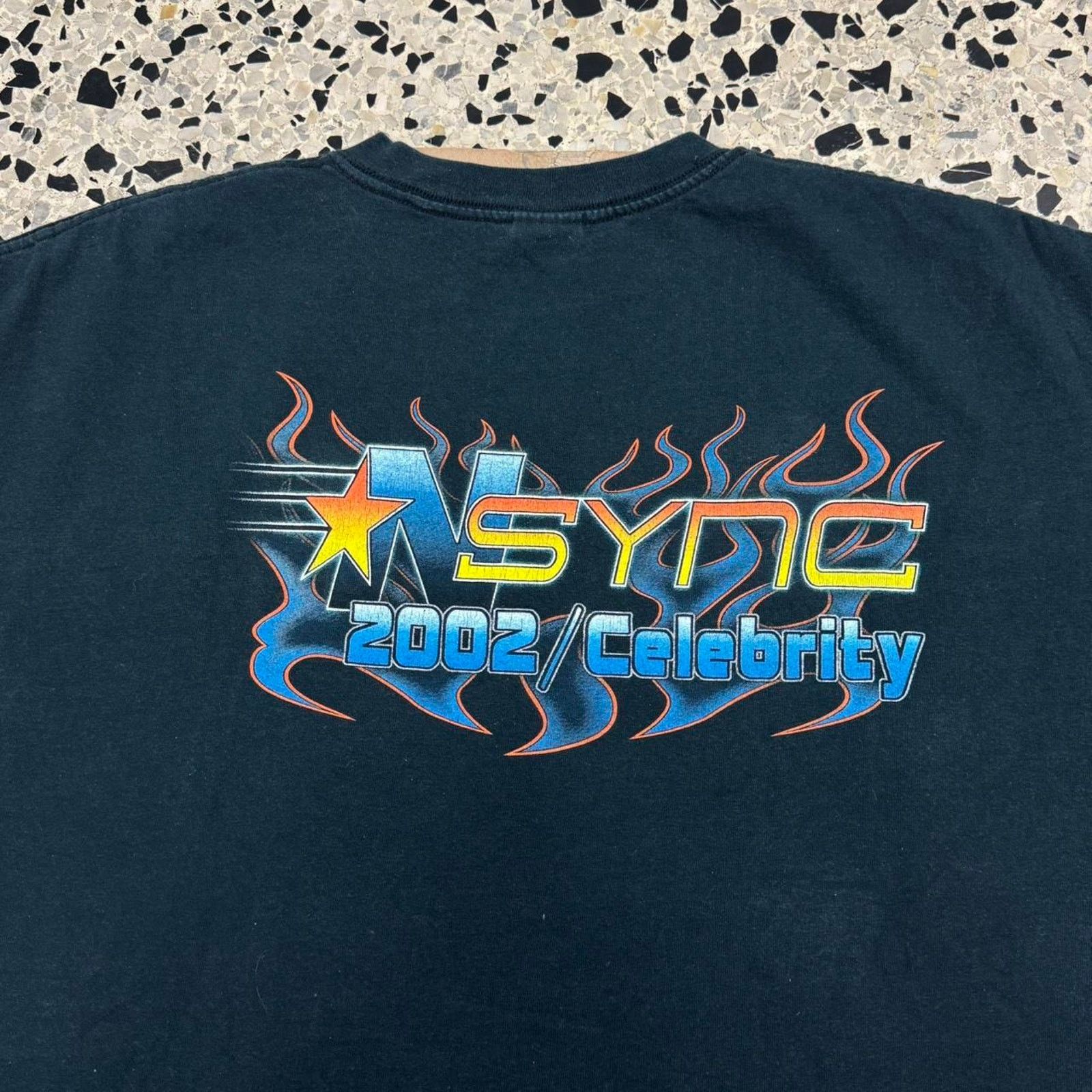 Anvil × Vintage VINTAGE Y2K NSYNC 2002 CELEBRITY TOUR MERCH TEE: Size US XL / EU 56 / 4 - 6 Thumbnail