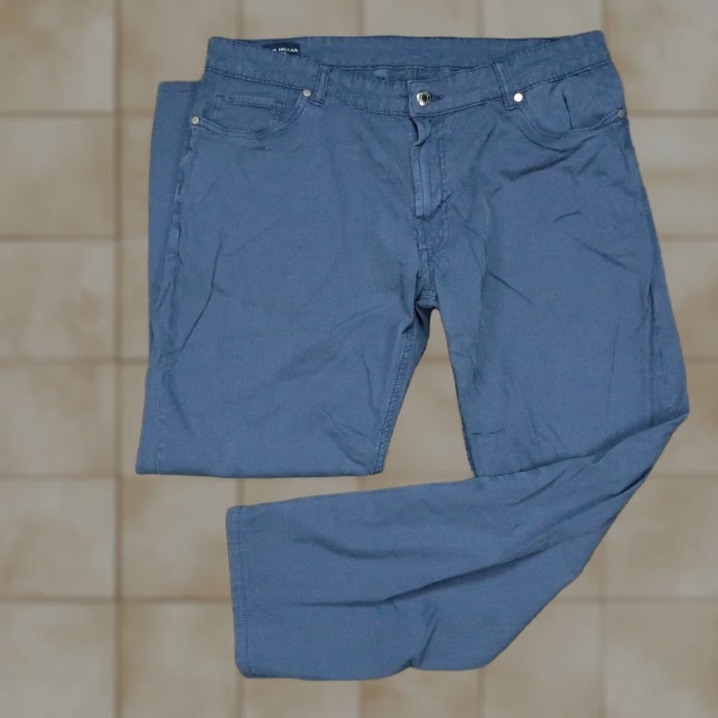 Peter Millar Peter Millar Pants Mens 36x28 Blue Wayfare Chino Stretch 5 Pocket Trouser Size US 36 / EU 52 - 1 Thumbnail