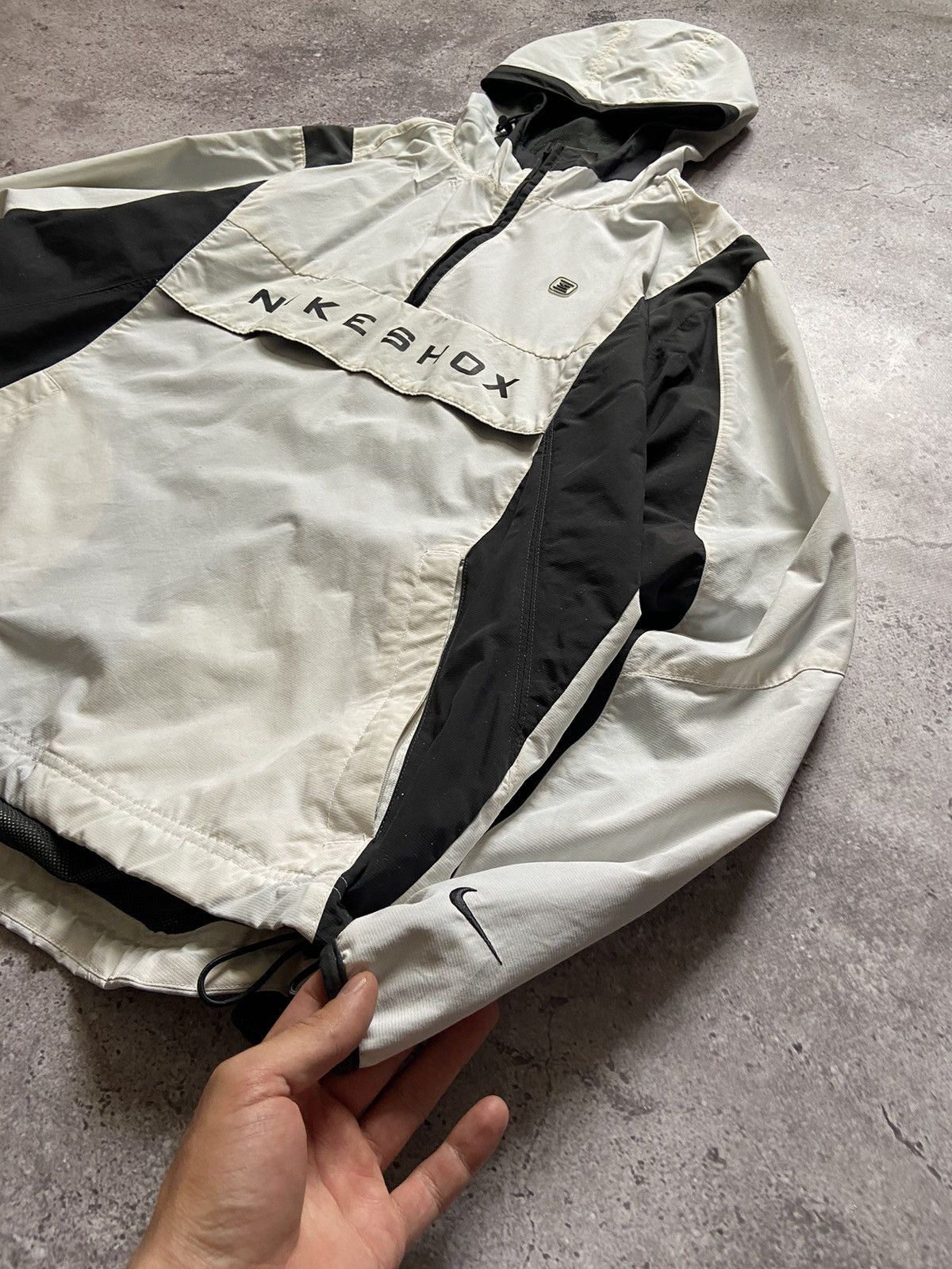 Nike Vintage 2000s Nike Shox Anorak Jacket Size US M / EU 48-50 / 2 - 2 Thumbnail
