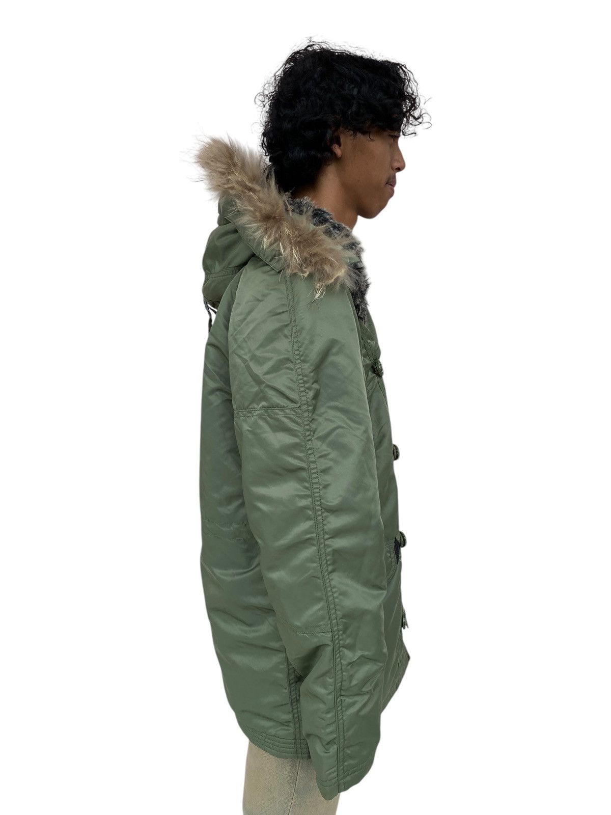 If Six Was Nine 2000s Back Number - Raccoon Fur Hoodie Cargo Jacket Size US L / EU 52-54 / 3 - 2 Thumbnail