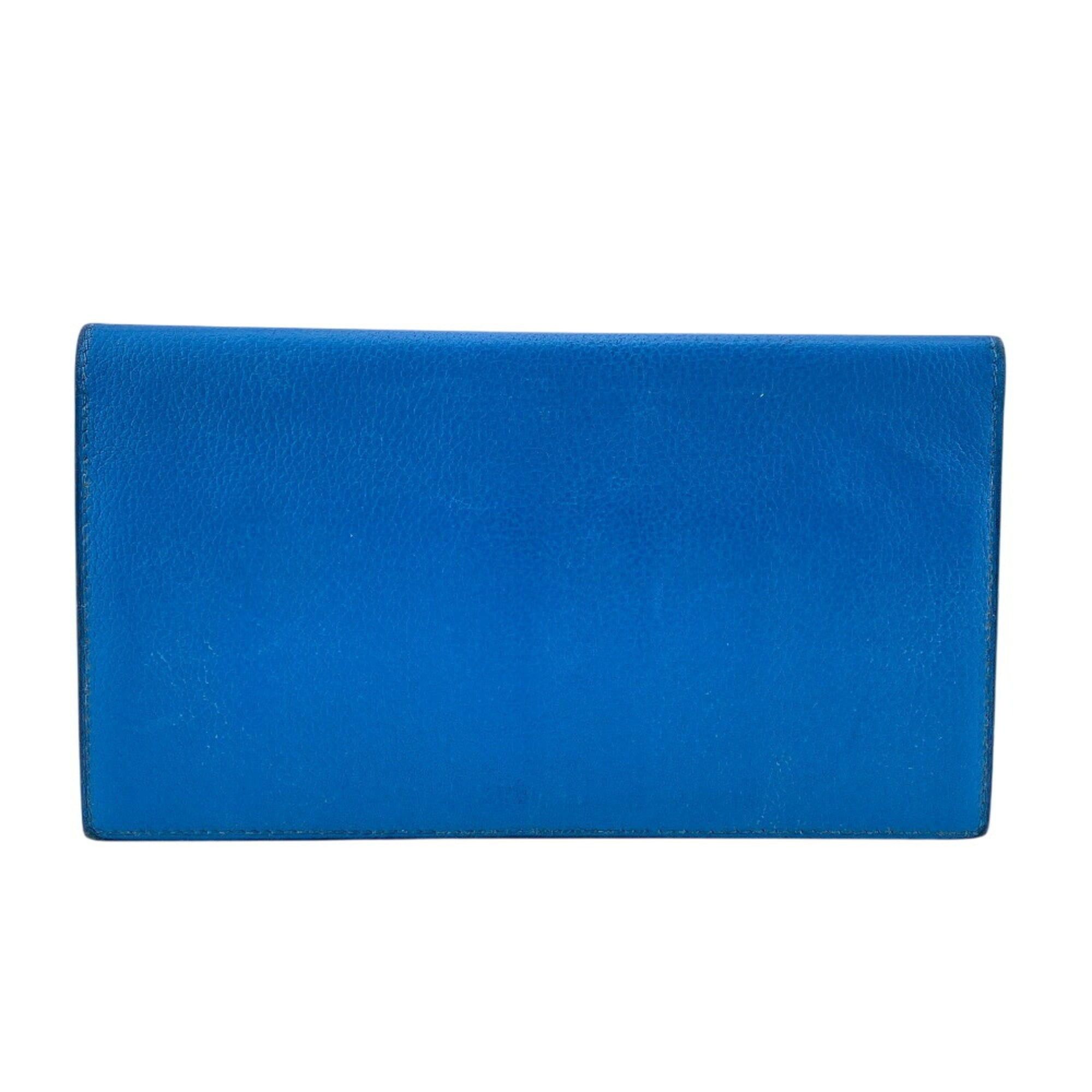 Hermes HERMES Citizen Twill Long Wallet, Blue, Women's Size ONE SIZE - 1 Thumbnail