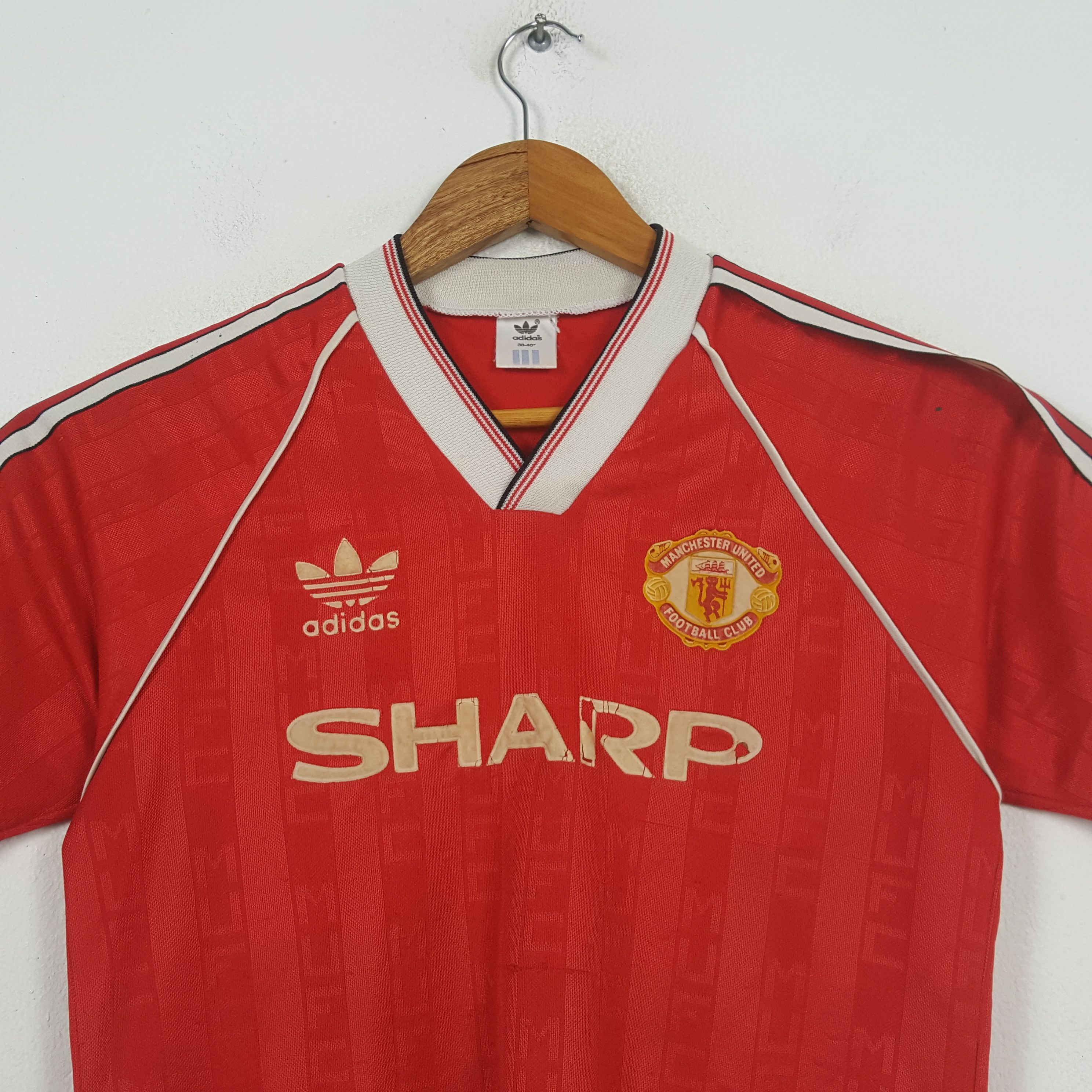 Adidas Vintage Adidas Manchester United 1988 Jersey 32 Size US S / EU 44-46 / 1 - 2 Thumbnail