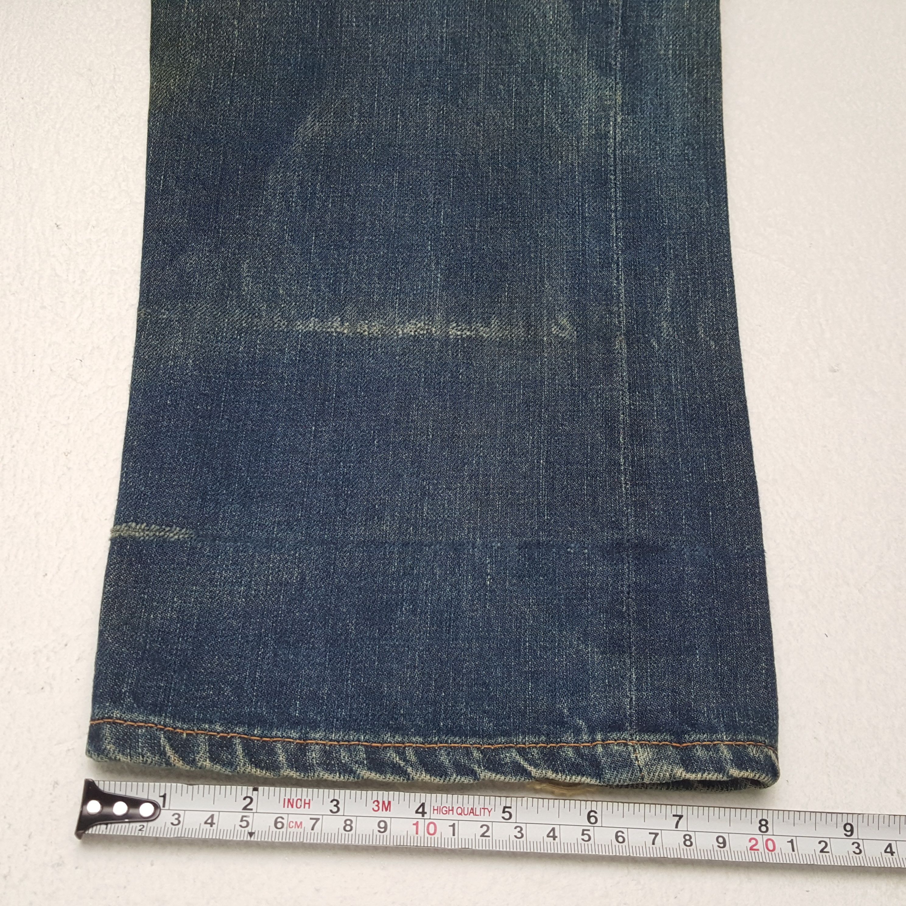 Evisu × Japanese Brand × Vintage Vintage EVISU Japanese Daicock Custom Style Distressed Jeans Size US 30 / EU 46 - 11 Thumbnail