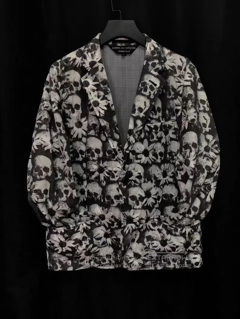 Comme des Garcons Comme des Garcons 11SS Skull Shirt. Size US S / EU 44-46 / 1 - 1 Thumbnail