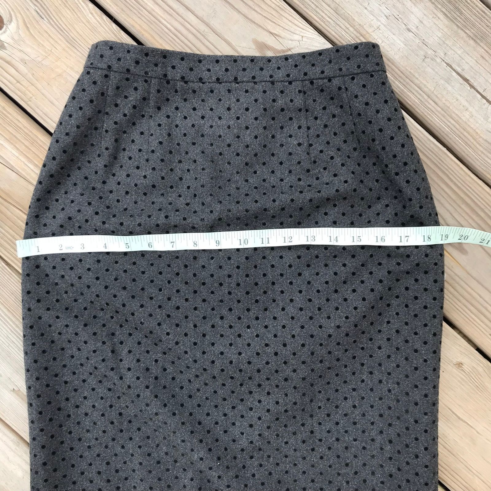 Vintage Vintage Rickie Freeman for Teri Jon velvet polka dot skirt Size 27" / US 4 / IT 40 - 10 Thumbnail
