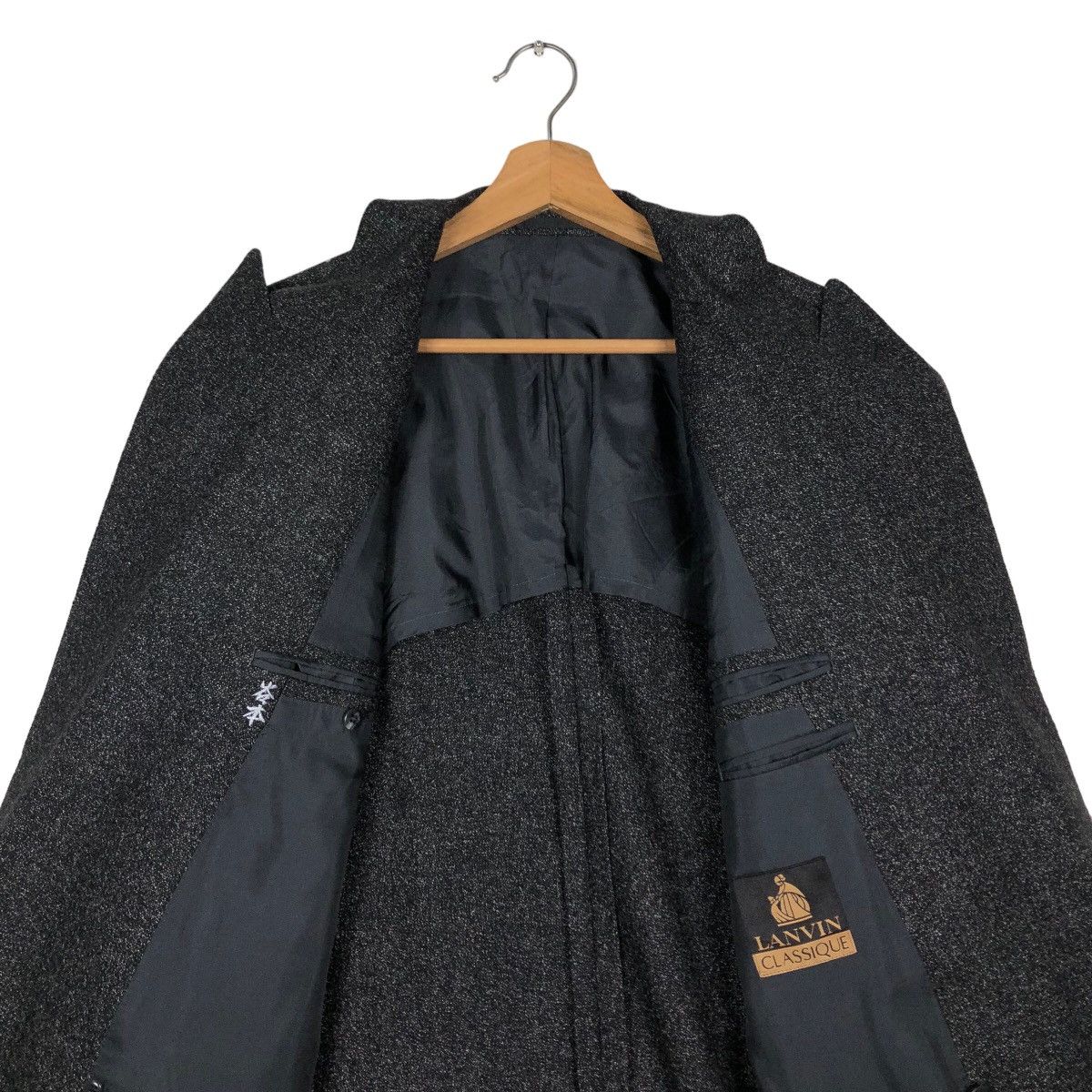 Japanese Brand 🔥Vintage Wool Jacket Lanvin Classique Double Breast Size US M / EU 48-50 / 2 - 14 Thumbnail