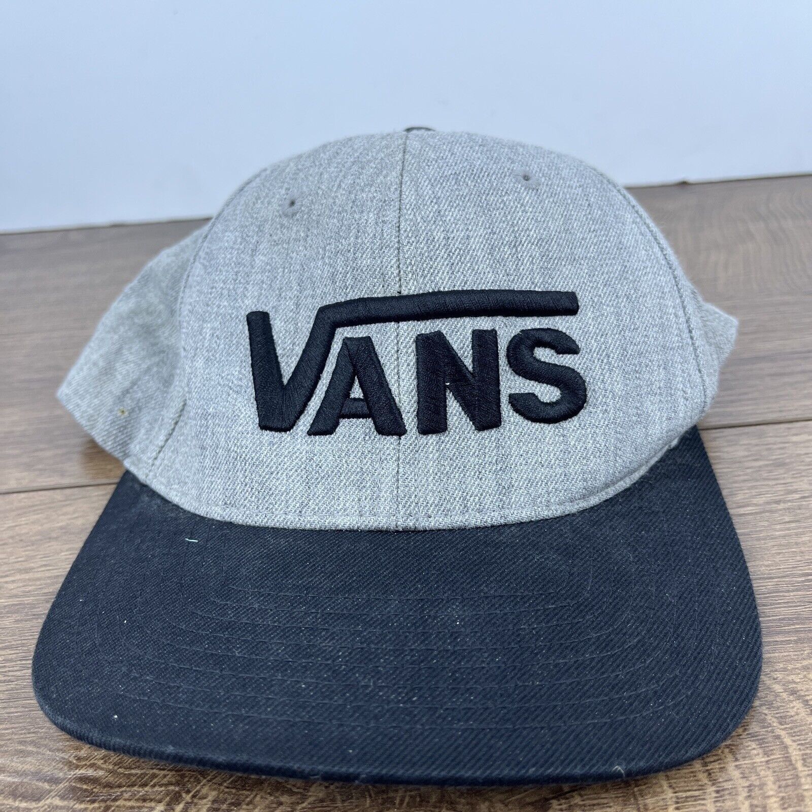 Vans VANS Snapback Hat Vans Gray Hat Adjustable Adult Size Hat Gr Size ONE SIZE - 4 Thumbnail