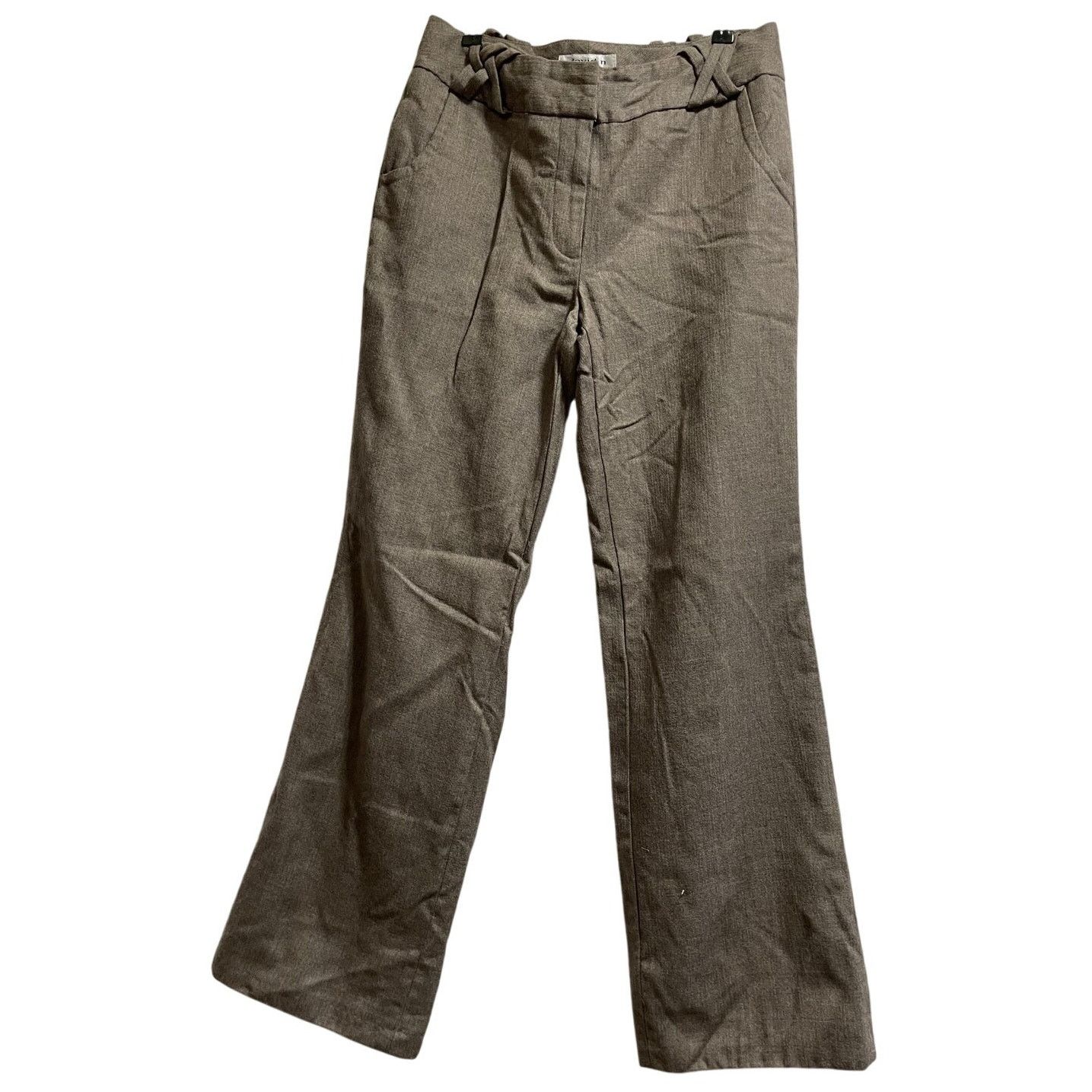 Other Vintage 90s David N. Wool Slacks Size 6 - Y2K - Khaki / Tan Size 28" / US 6 / IT 42 - 1 Thumbnail