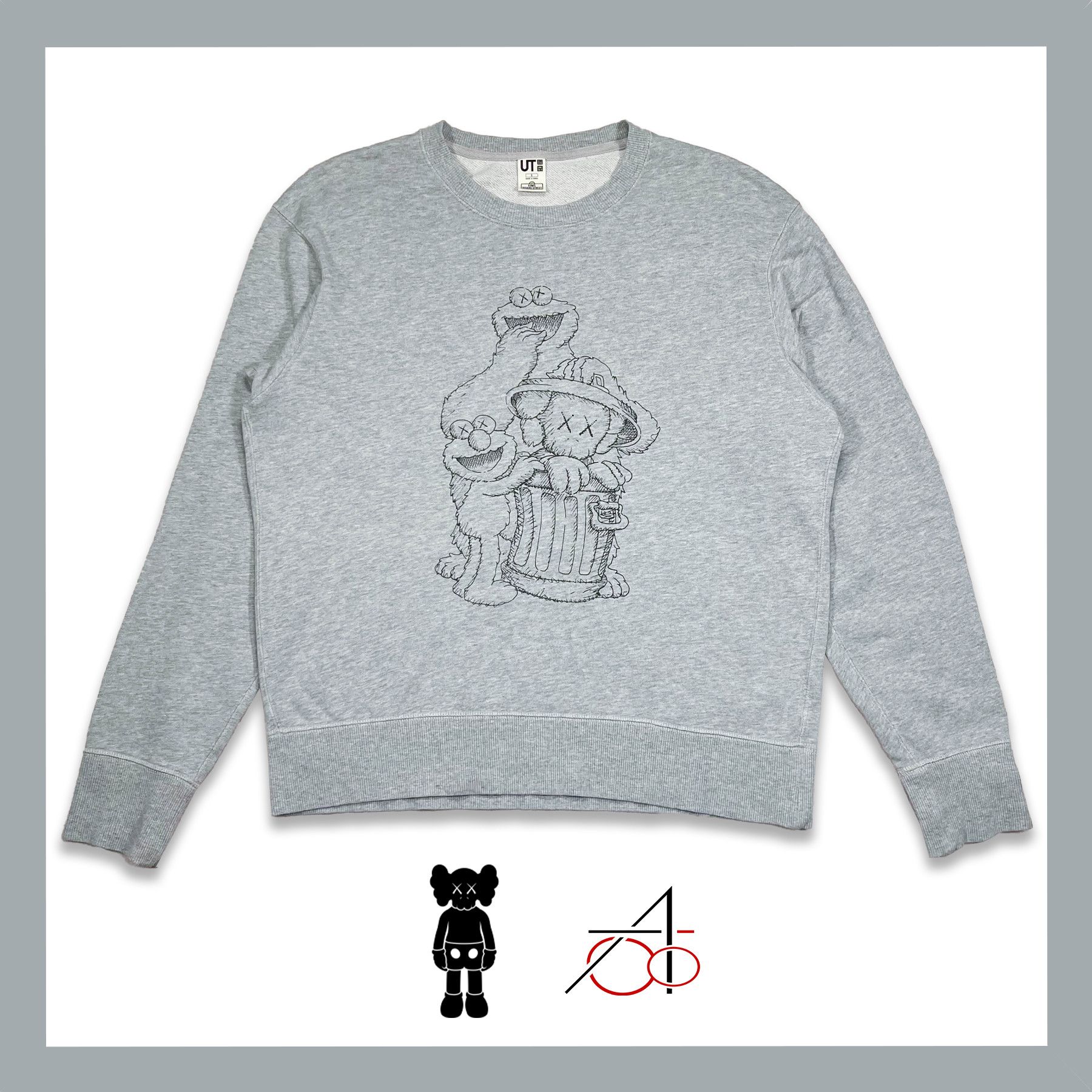 Kaws × Uniqlo Kaws x Uniqlo x Sesame Street Sweatshirt • S size Size US S / EU 44-46 / 1 - 1 Thumbnail