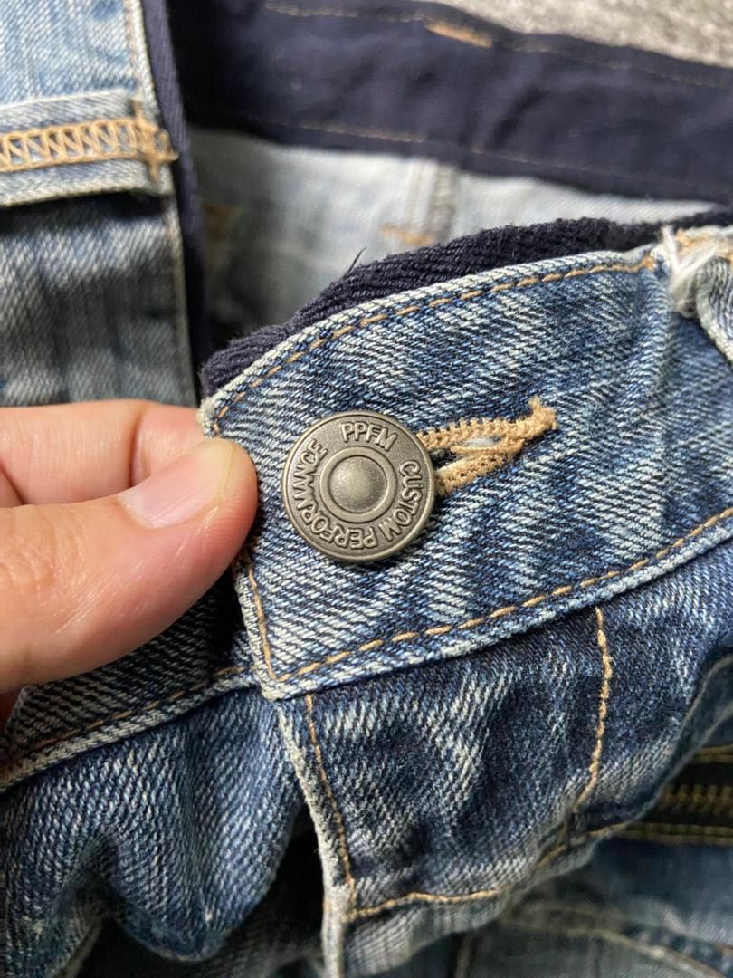 PPFM 🔥 PPFM Bondage Multi-zipper Denim Jeans 🔥 (136) Size US 32 / EU 48 - 9 Thumbnail