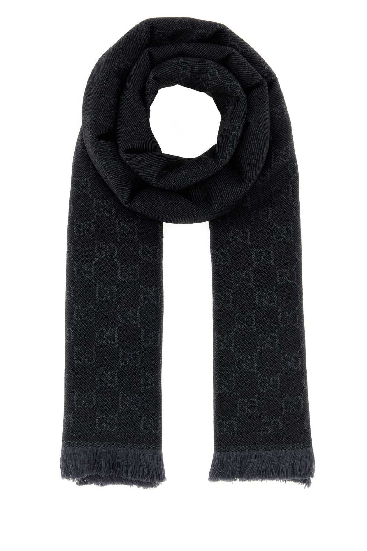 Gucci Embroidered Wool Scarf Size ONE SIZE - 1 Thumbnail