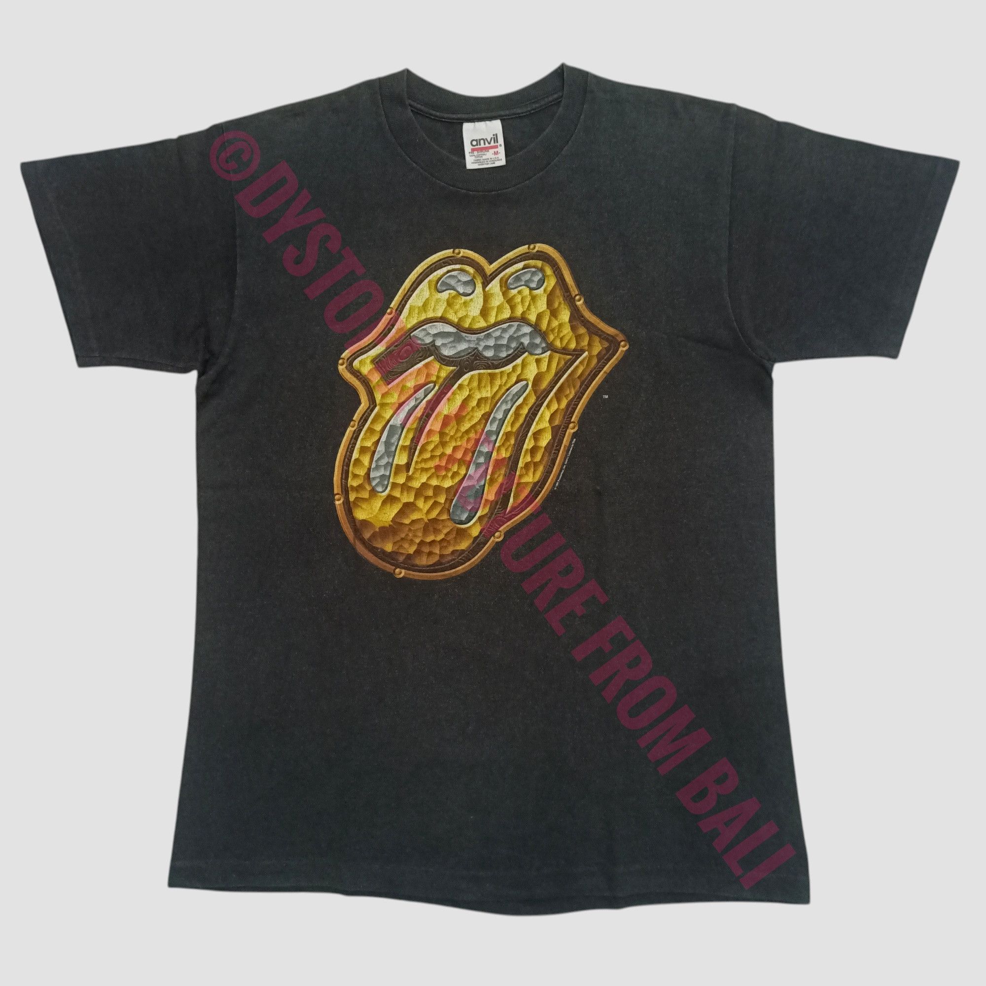 The Rolling Stones Vintage 1997 Rolling Stones - Bridges To Babylon Tour Tshirt Size US M / EU 48-50 / 2 - 1 Thumbnail