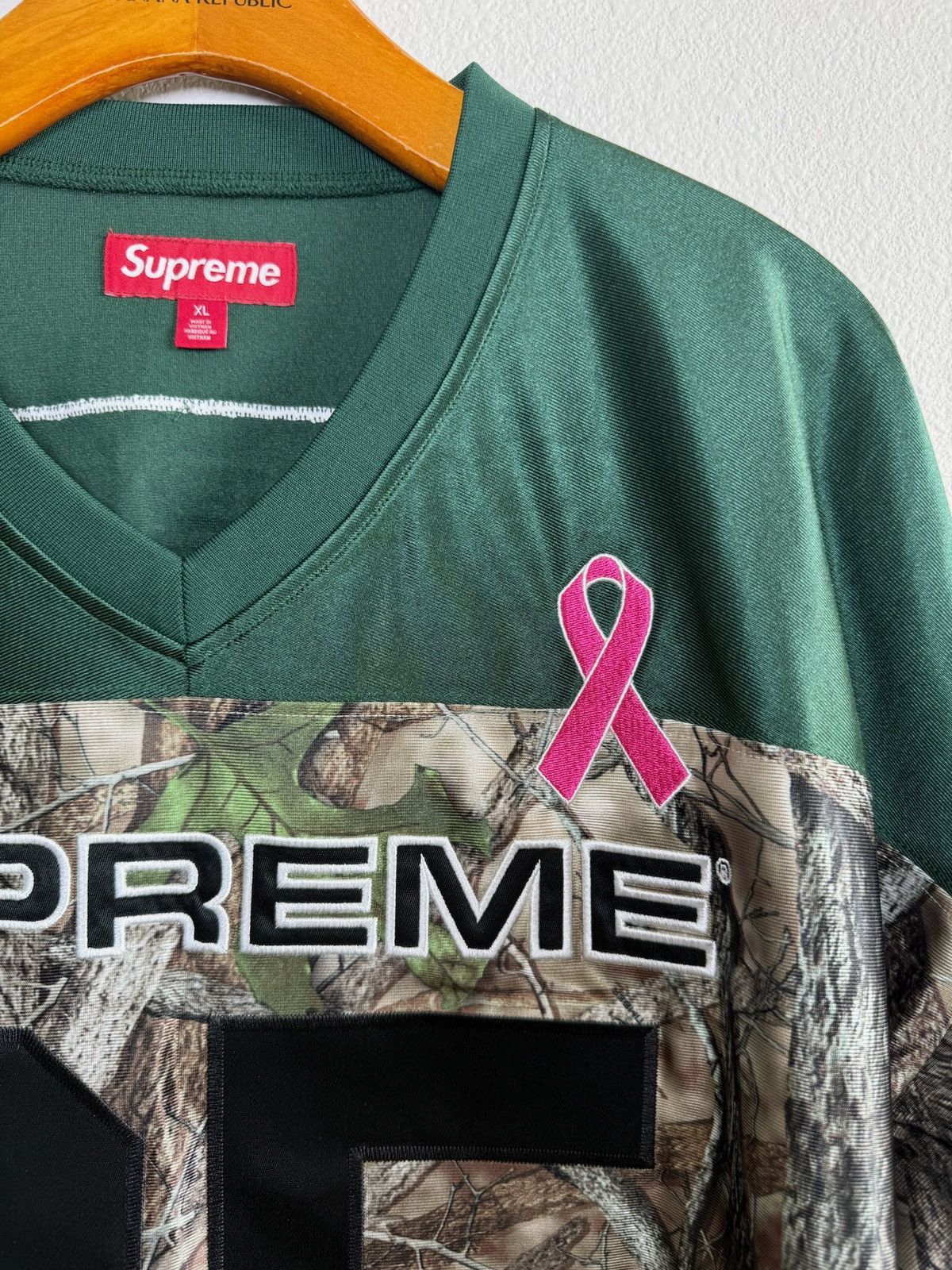 Supreme Breast Cancer Awareness Football Jersey