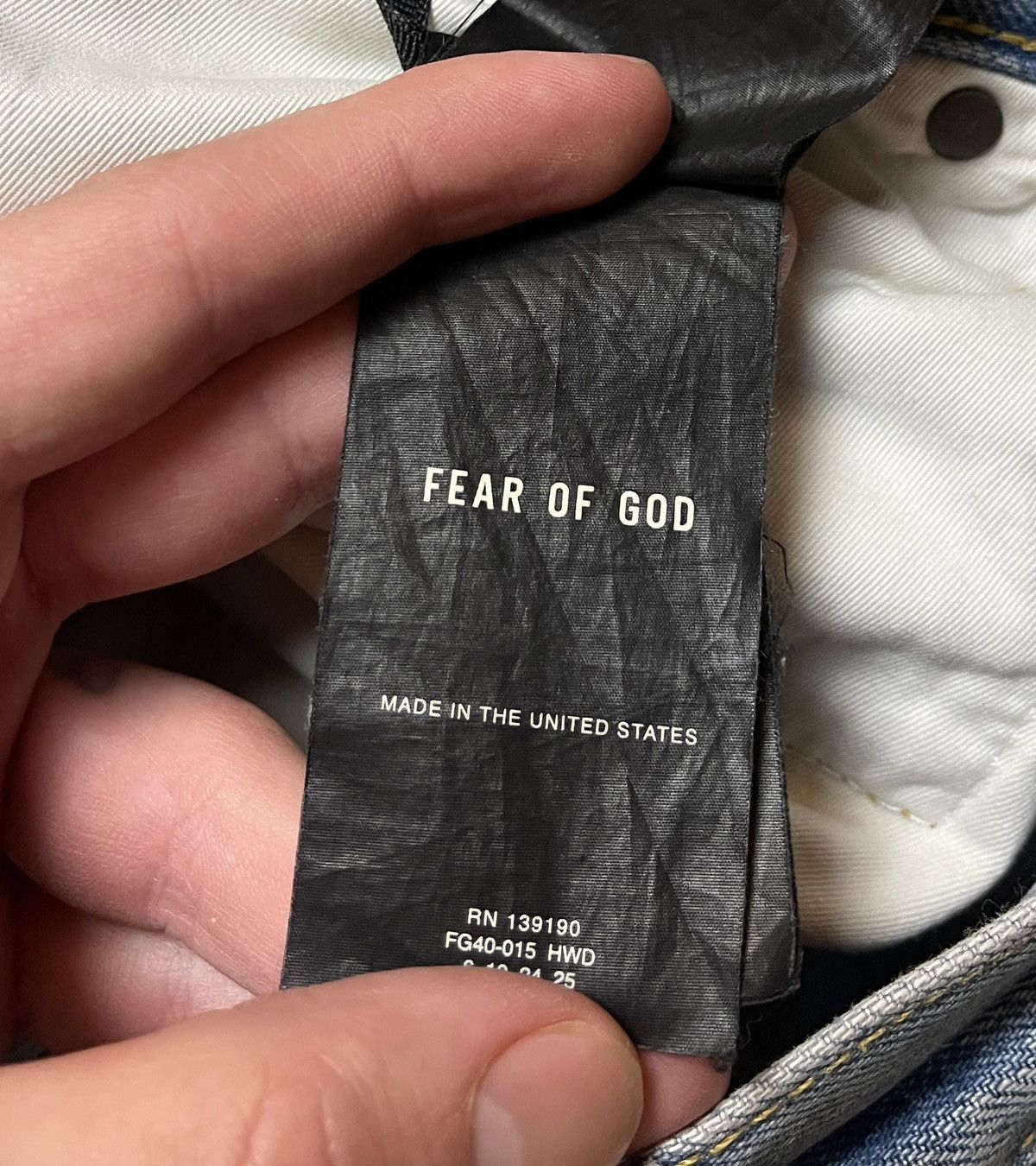 Fear of God Fear Of God Seventh Collection Jeans Size US 32 / EU 48 - 5 Thumbnail