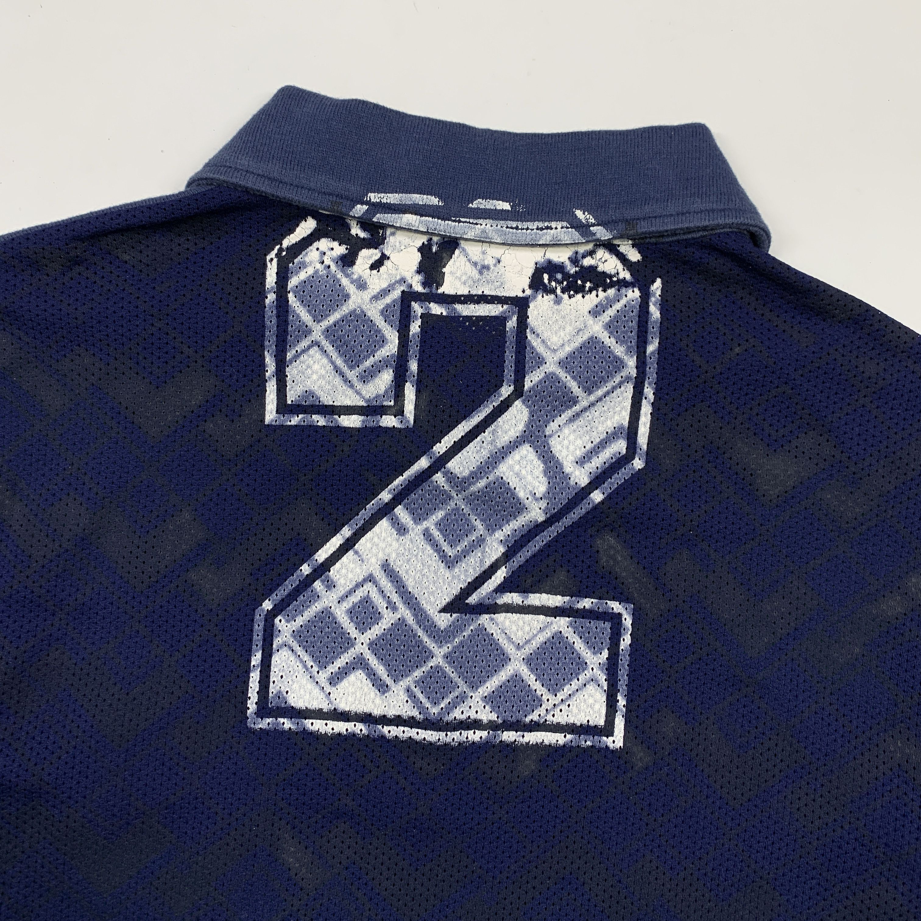 Comme des Garcons 00s Hybrid Rugby Polo Shirt / Mesh Jersey Size US M / EU 48-50 / 2 - 5 Thumbnail