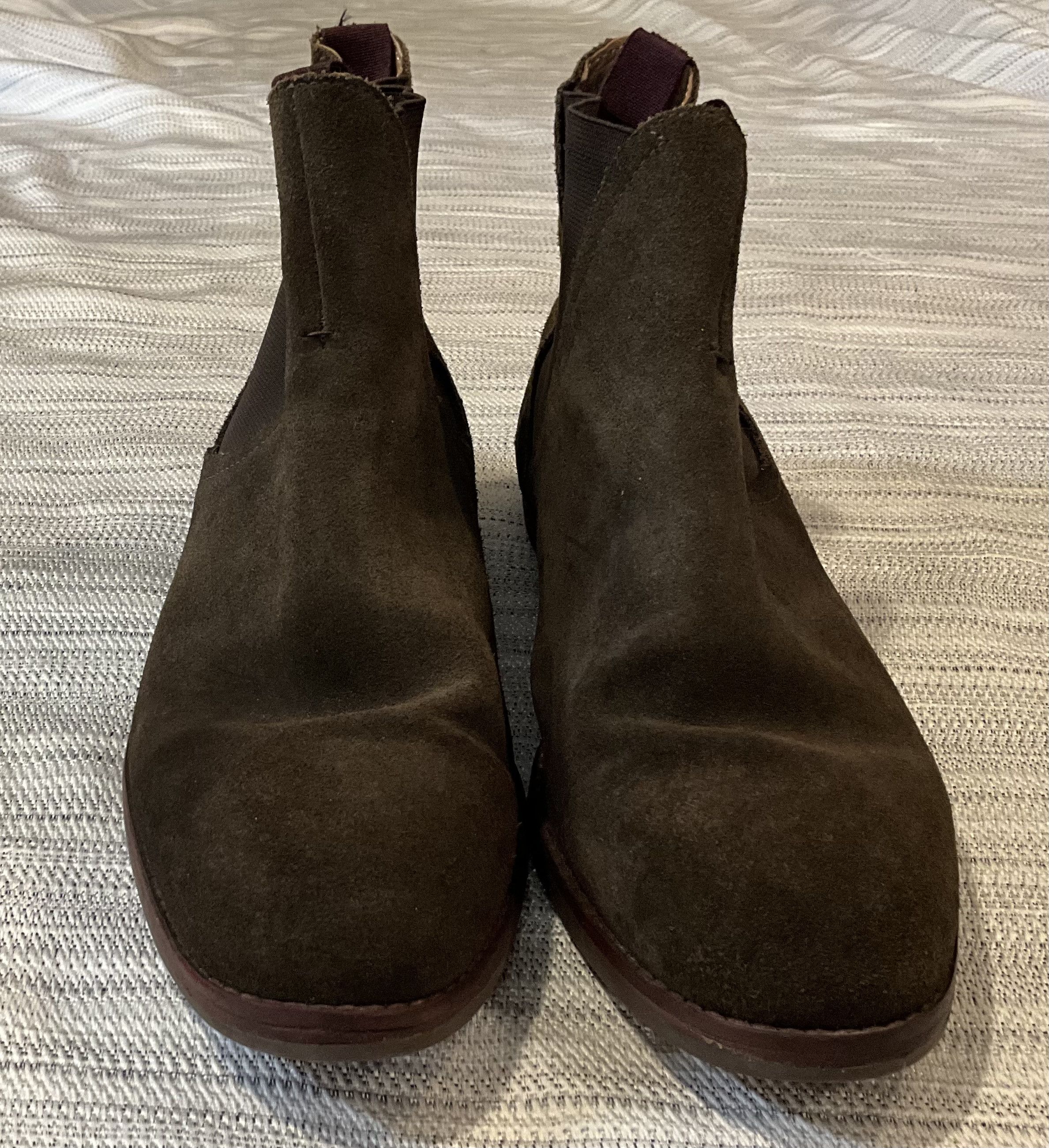 Hudson H London Dark Brown Suede Boots Size 44/ US 11 Size US 11 / EU 44 - 4 Thumbnail