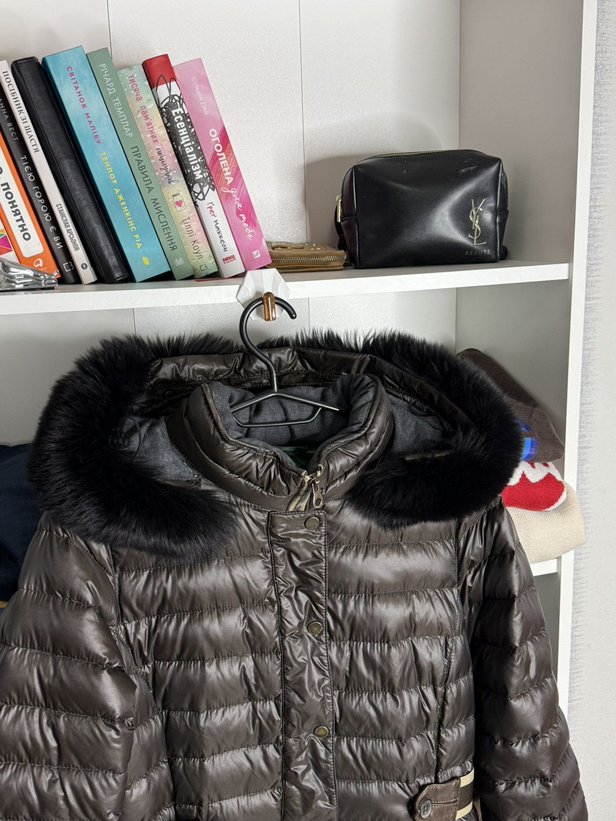 Duvetica Duvetica Brown Goose Down belted jacket size 42 Size S / US 4 / IT 40 - 4 Thumbnail