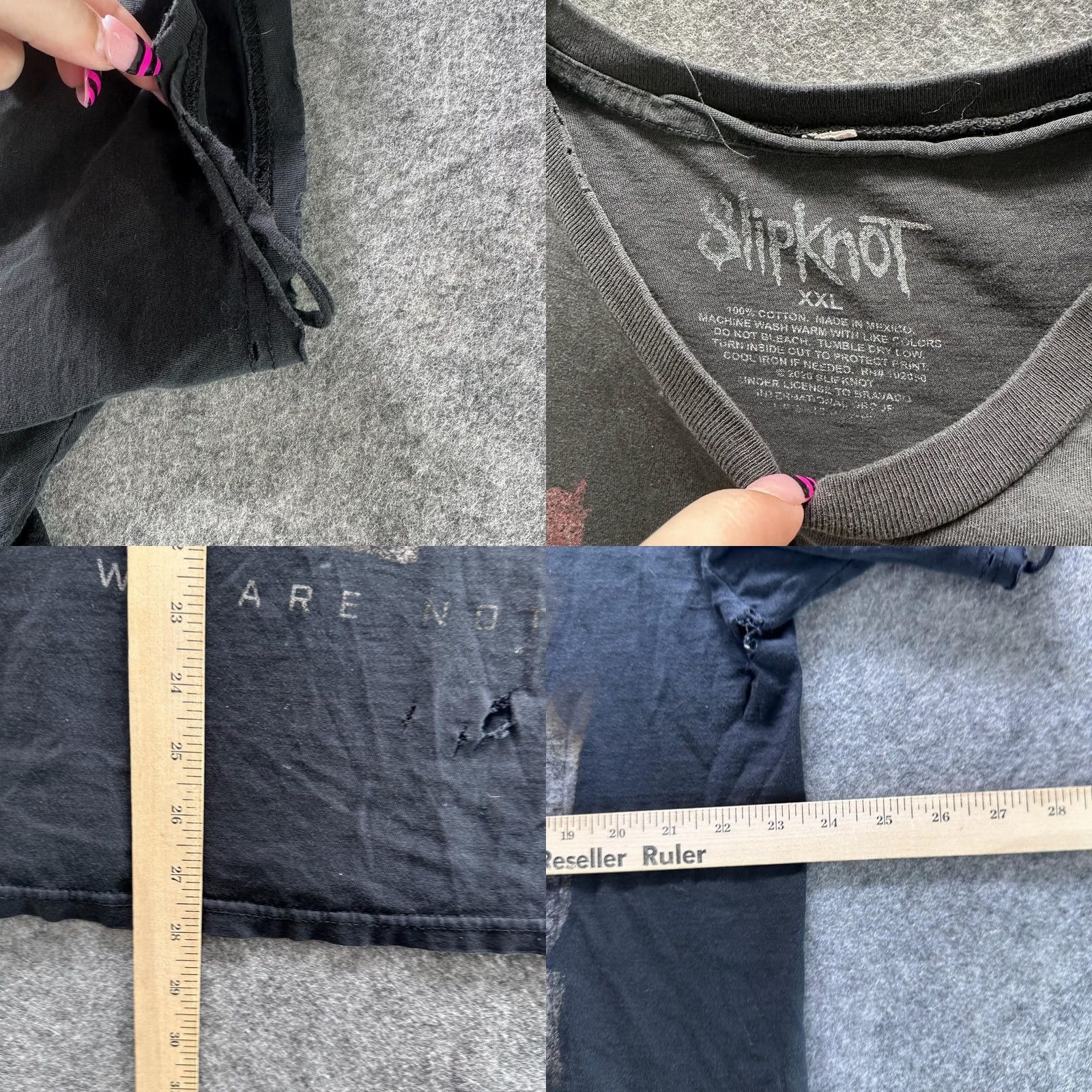 Area VINTAGE Slipknot Shirt Mens 2XL Black Graphic Tee We Are Not Your Kind Distressed Size US XXL / EU 58 / 5 - 8 Thumbnail