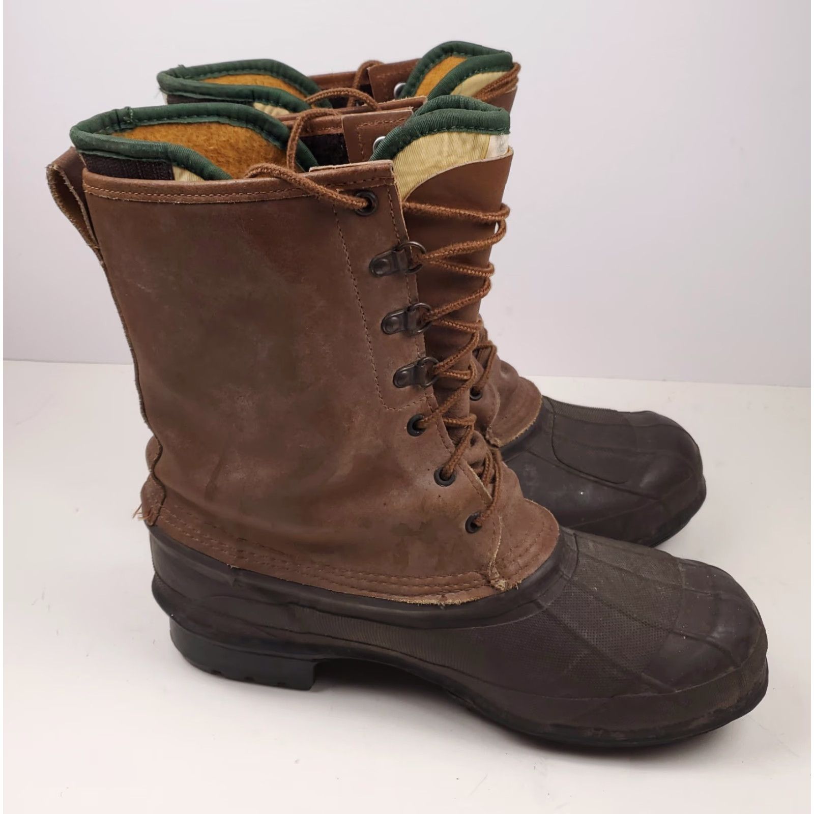 Vintage La Crosse Boots GTX VTG Duck Insulated Fiberglass Shank Brown Made USA Mens 11 Leather Snow Boot Men Size US 11 / EU 44 - 7 Thumbnail