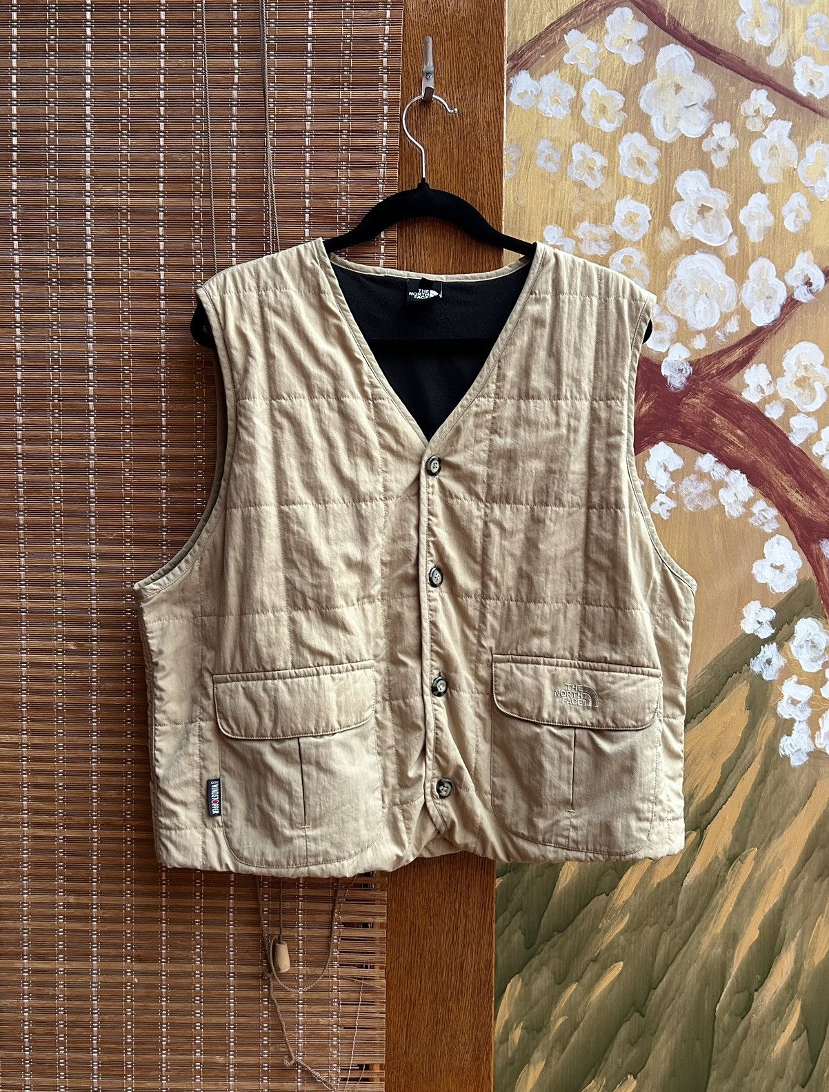 The North Face 90s The North Face Quilted Tan Windproof Vest Size L Size US L / EU 52-54 / 3 - 1 Thumbnail