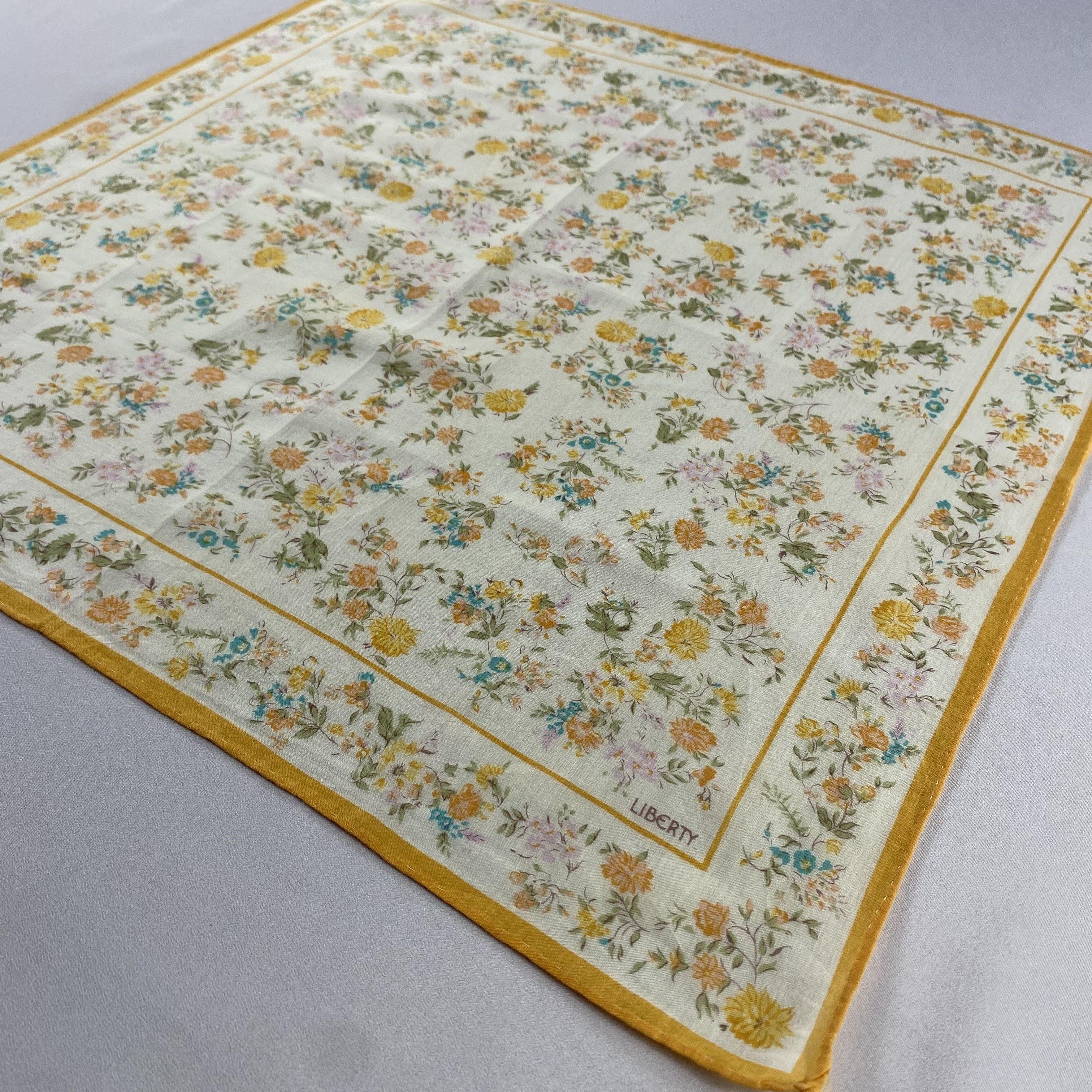 Liberty × Vintage Intermode Liberty Neckerchief / Bandana / Handkerchief-P933 Size ONE SIZE - 2 Thumbnail