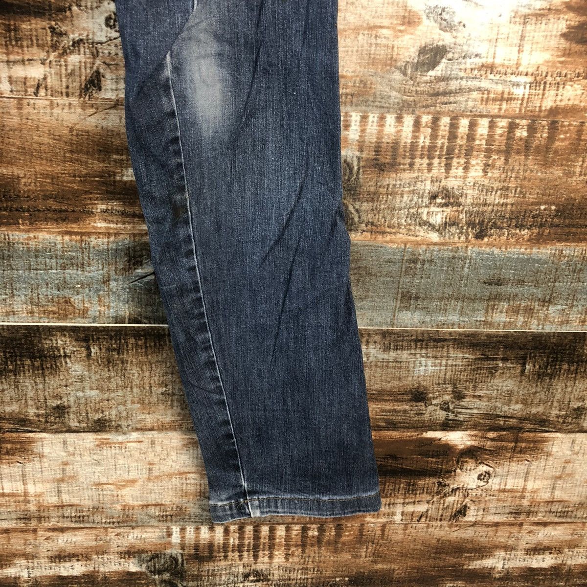 Japanese Brand Even River Black Distressed Denim Pants #A2107 Size US 30 / EU 46 - 12 Thumbnail
